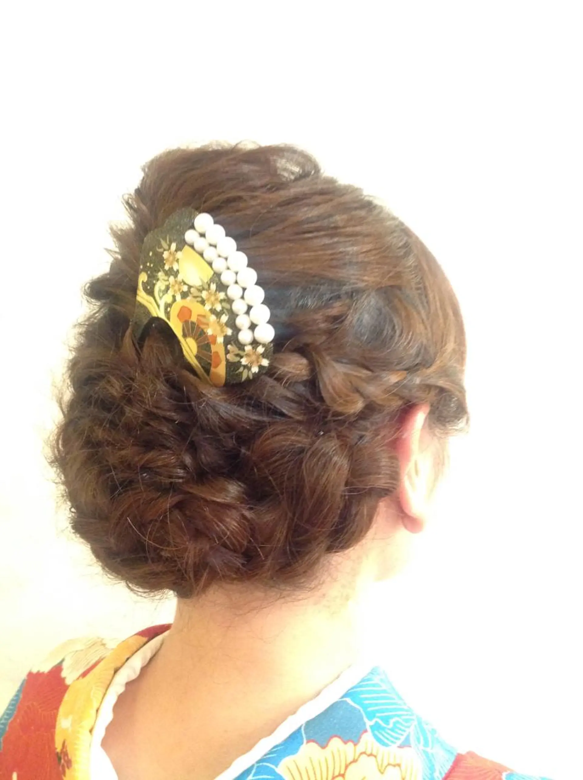 ロング ヘアアレンジ 着物ヘア 結婚式・ブライダル LoRE hair 四条河原町　西尾友里のヘアスタイル