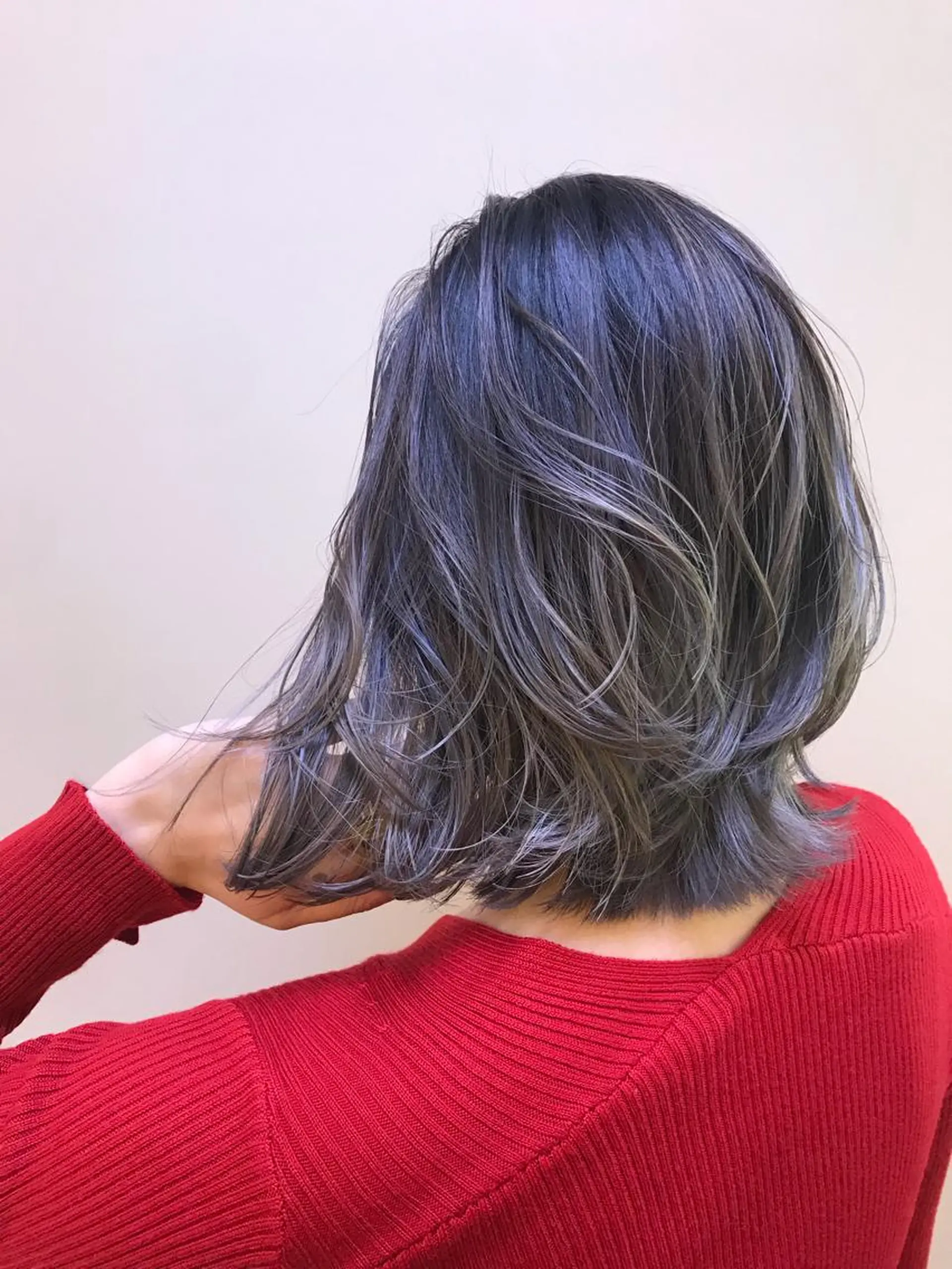 ミディアム 外国人風カラー カット ヘアカラー トリートメント 髪質改善縮毛矯正/暖 色カラー/ウエダカナのヘアスタイル