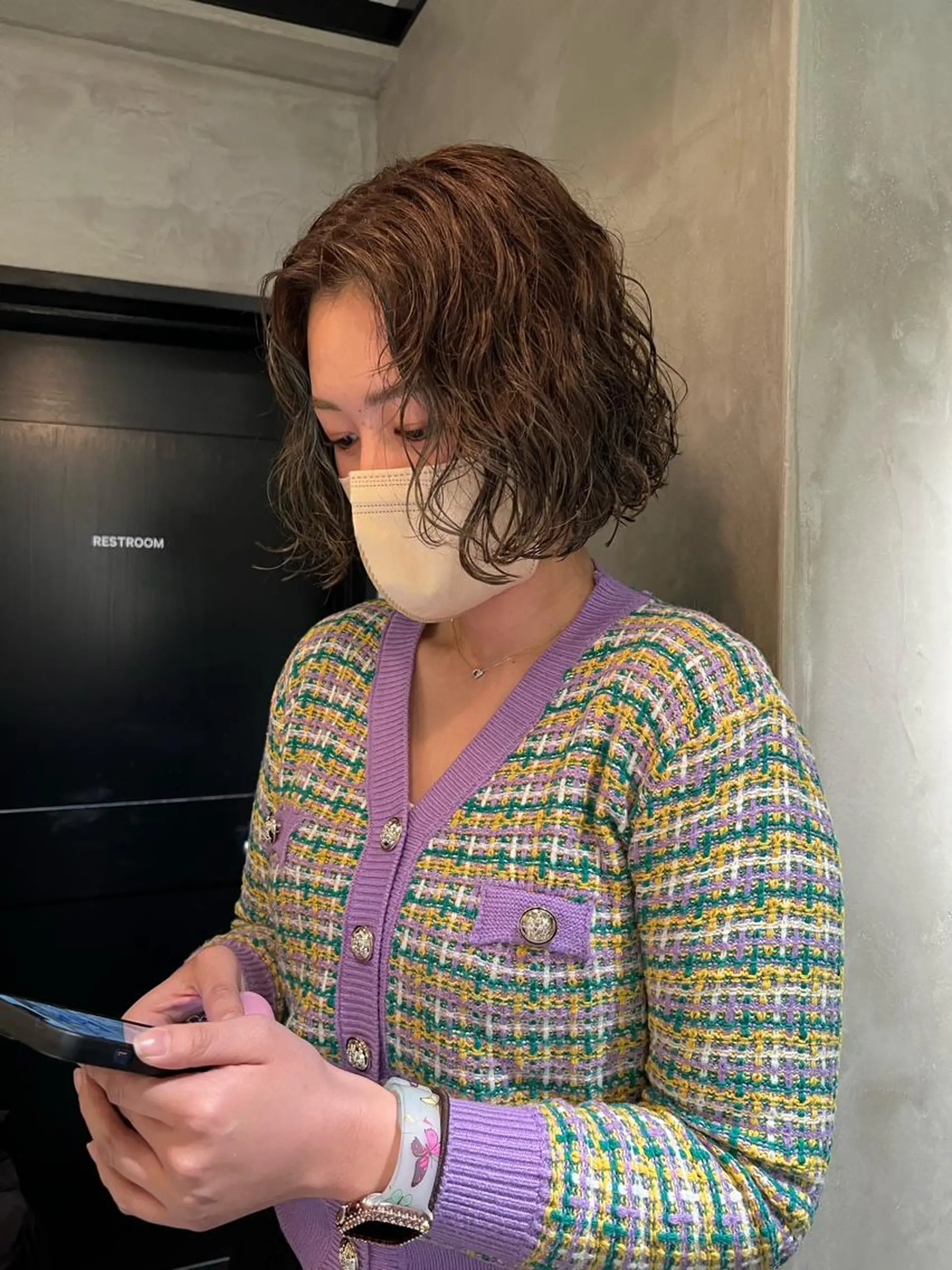 ショート カラー パーマ カット パーマ トリートメント アンニュイヘア🪽 ayumiのヘアスタイル