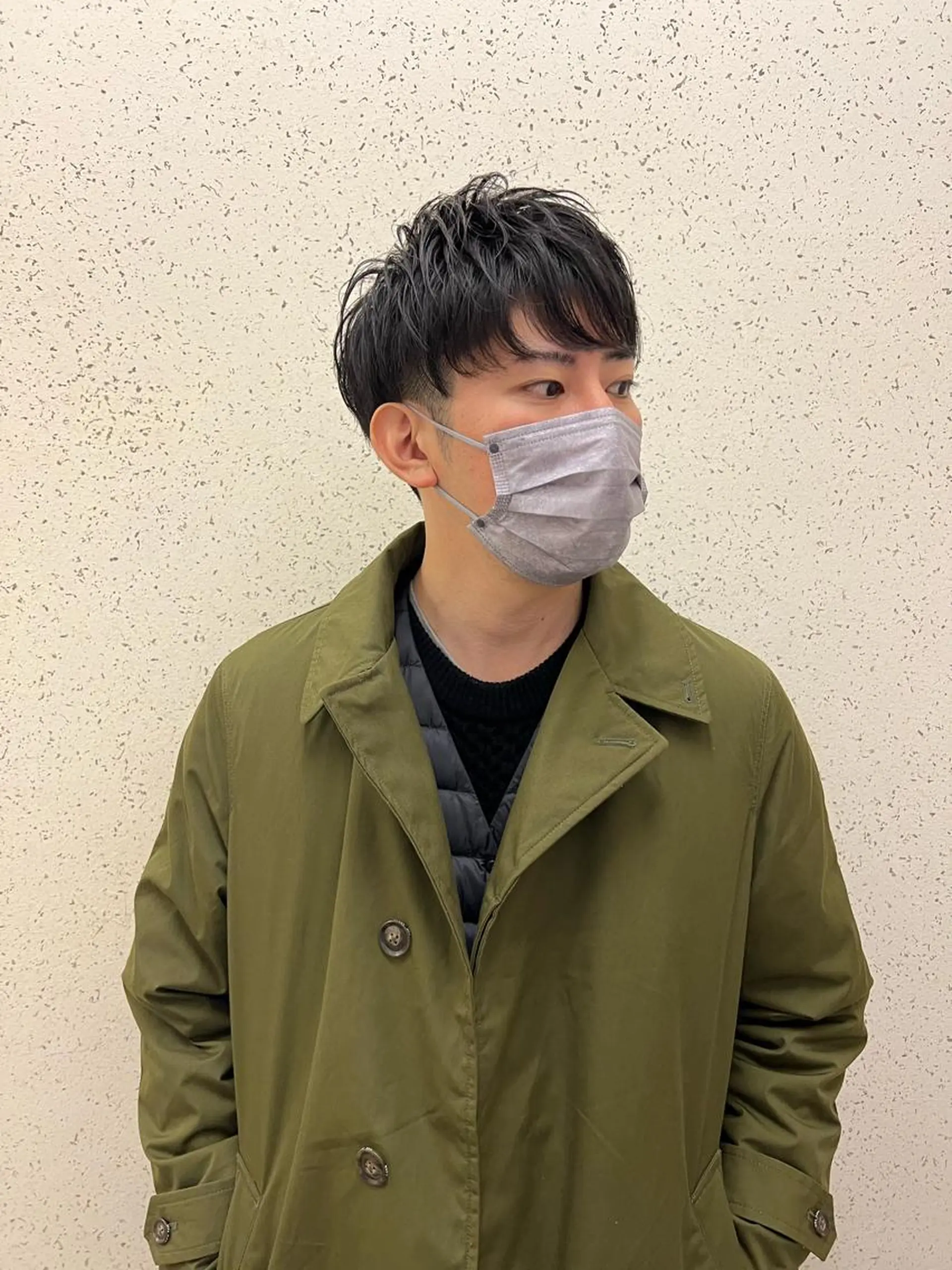 ミディアム メンズ kei/透明感カラー /縮毛矯正/メンズのヘアスタイル