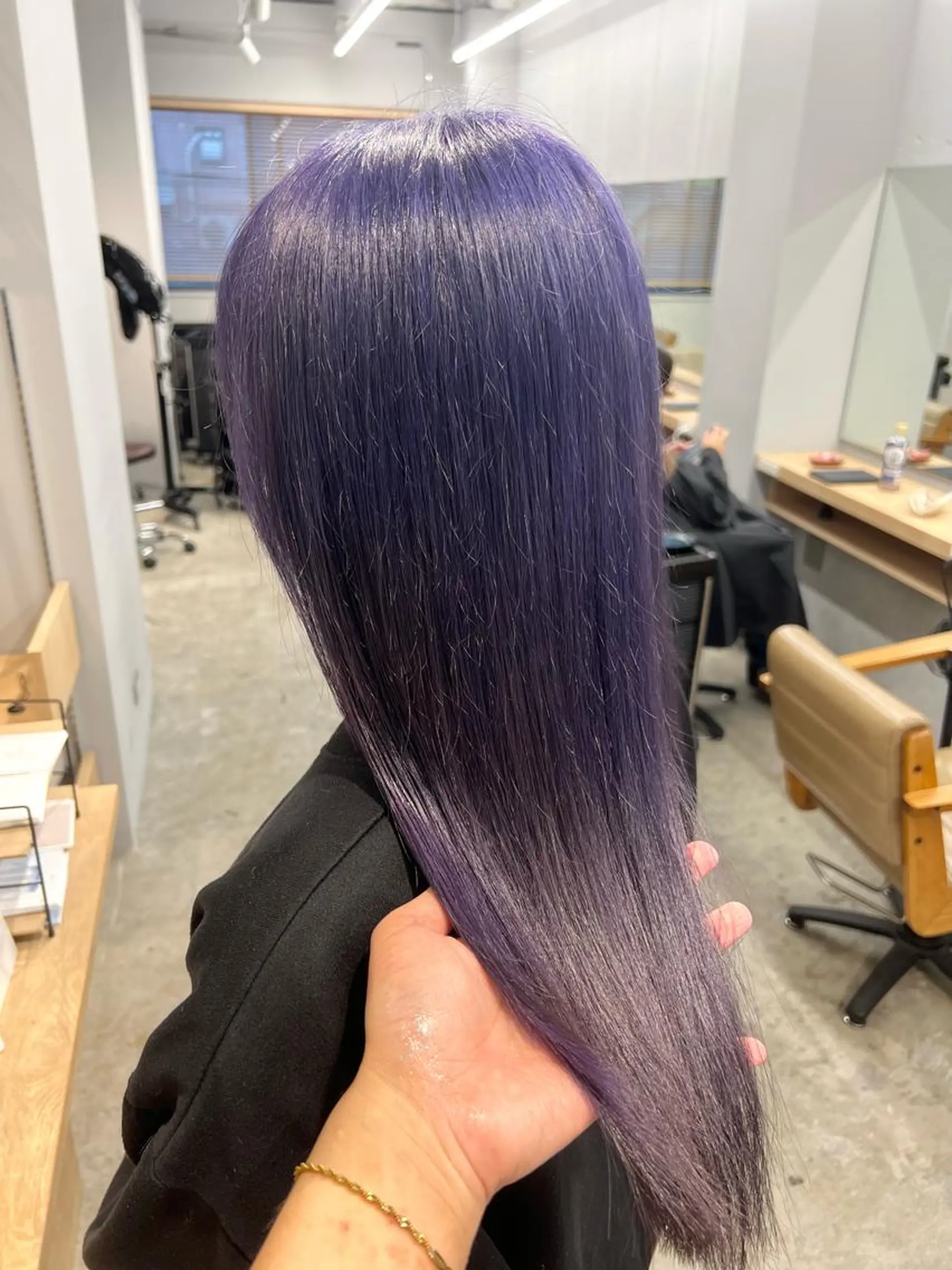 ロング カラー ラベンダーカラー パープルカラー 代表　YUKI ☆のヘアスタイル