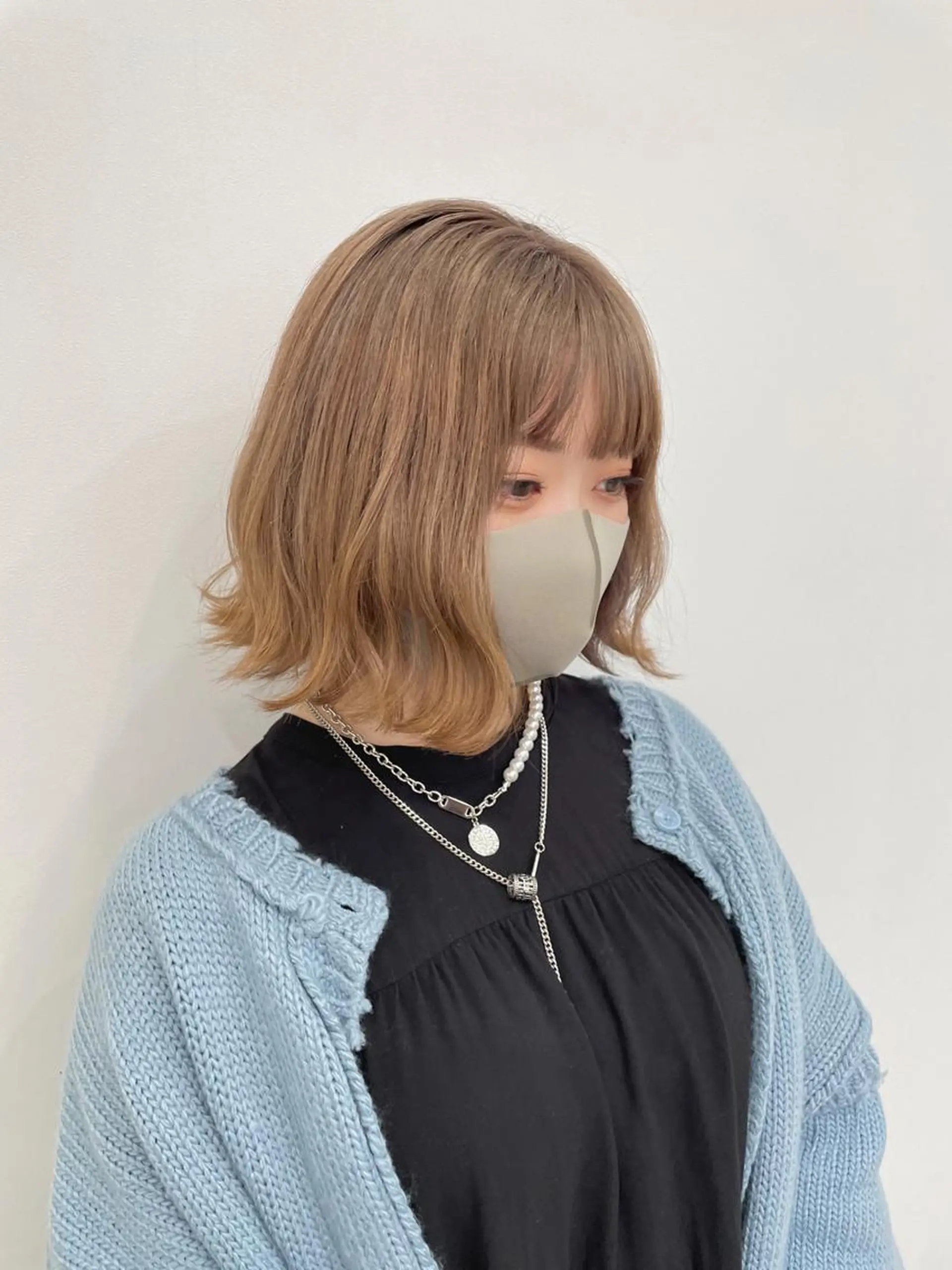 ミディアム カラー 飯塚 青空のヘアスタイル