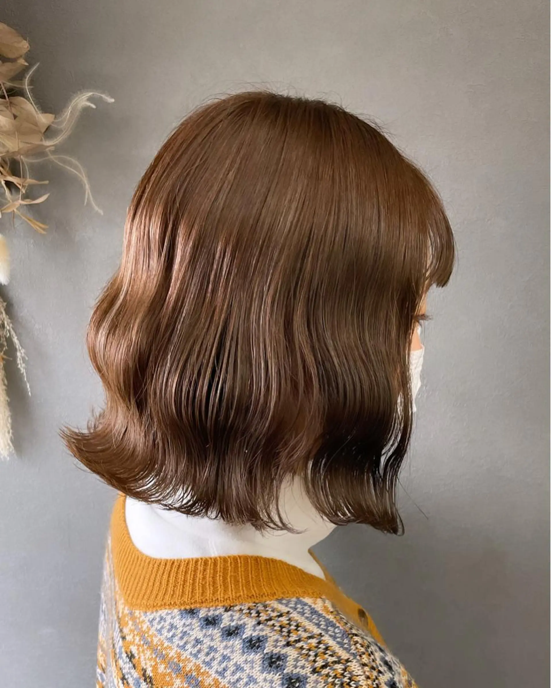 ミディアム ヘアカラー 近藤 楓花のヘアスタイル