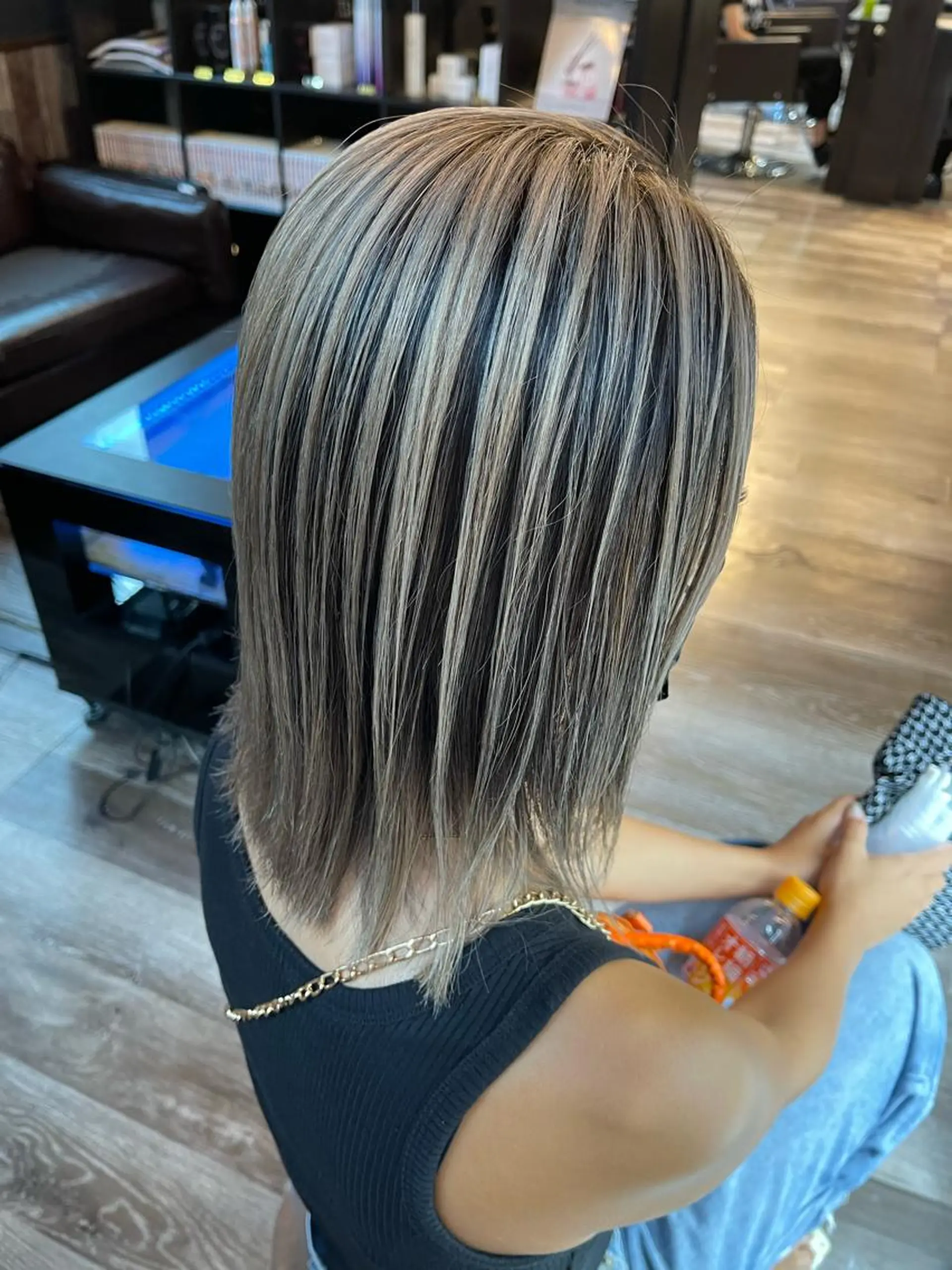 ミディアム KIRA スズキ タクヤ／店長のヘアスタイル