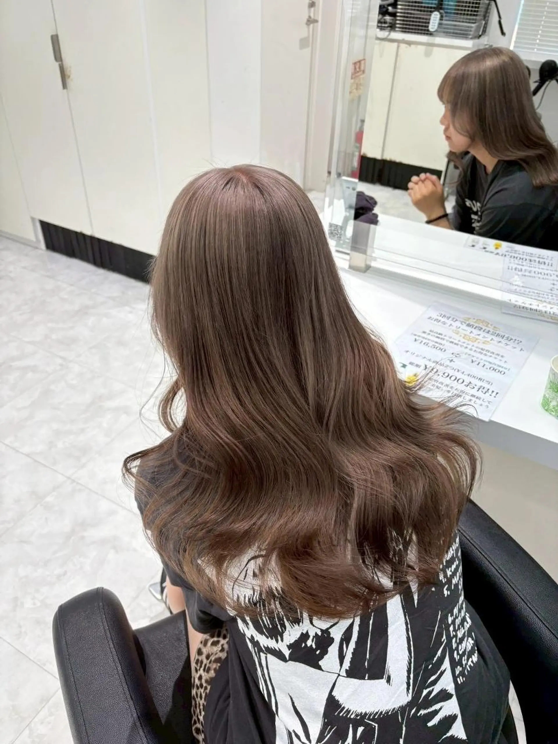 カラー カット ヘアカラー トリートメント ヘッドスパ ヘアセット ブリーチあり/なし 💘春の透明感カラーのヘアスタイル
