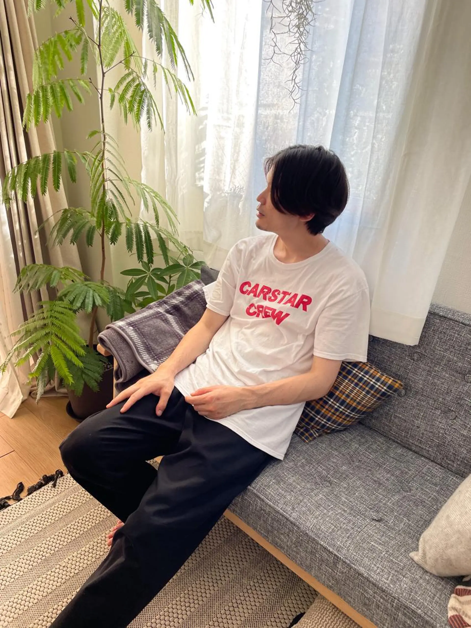 ショート ショート　ボブ メンズ　パーマのヘアスタイル