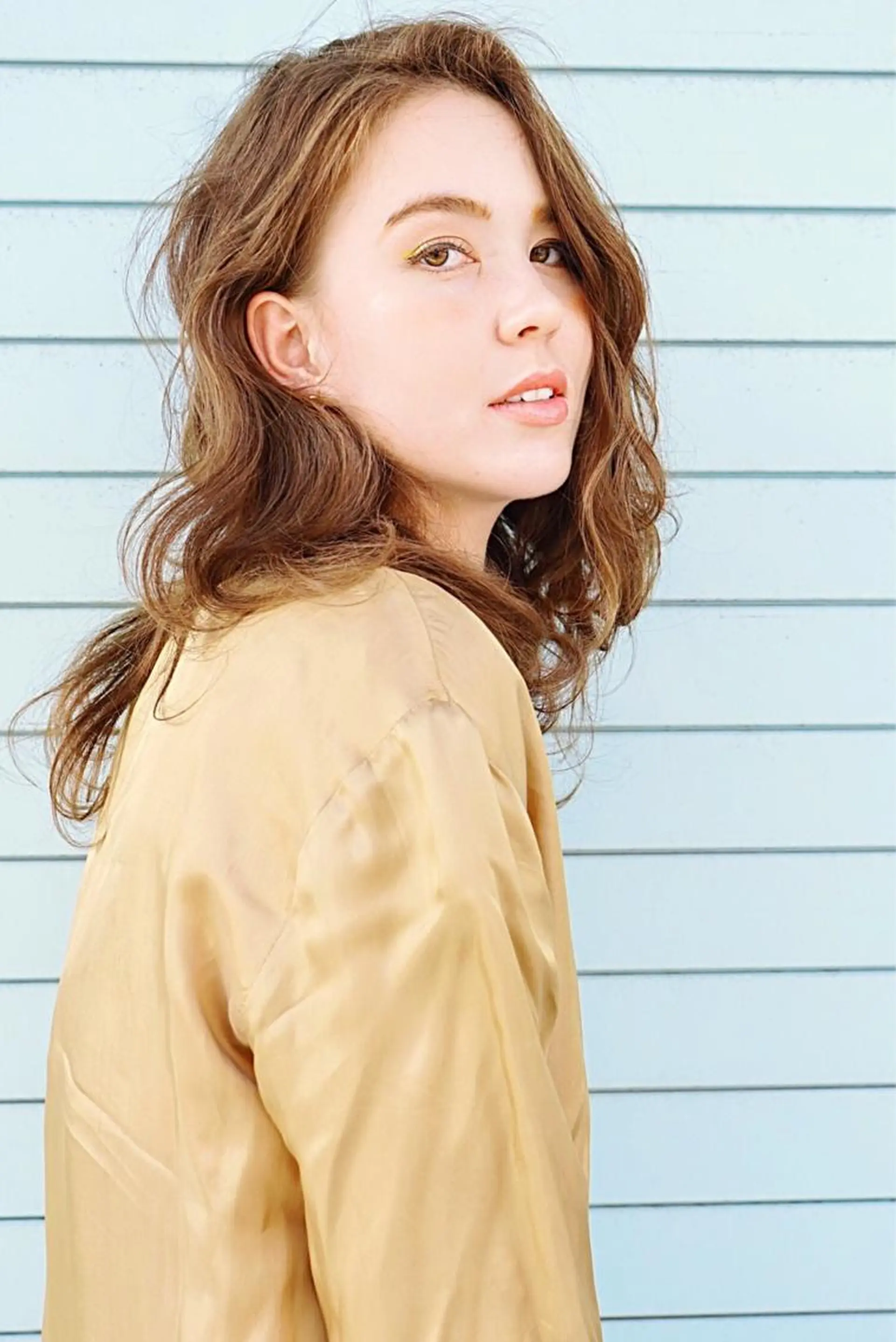 ロング カラー パーマ くせ毛 花井 啓好のヘアスタイル