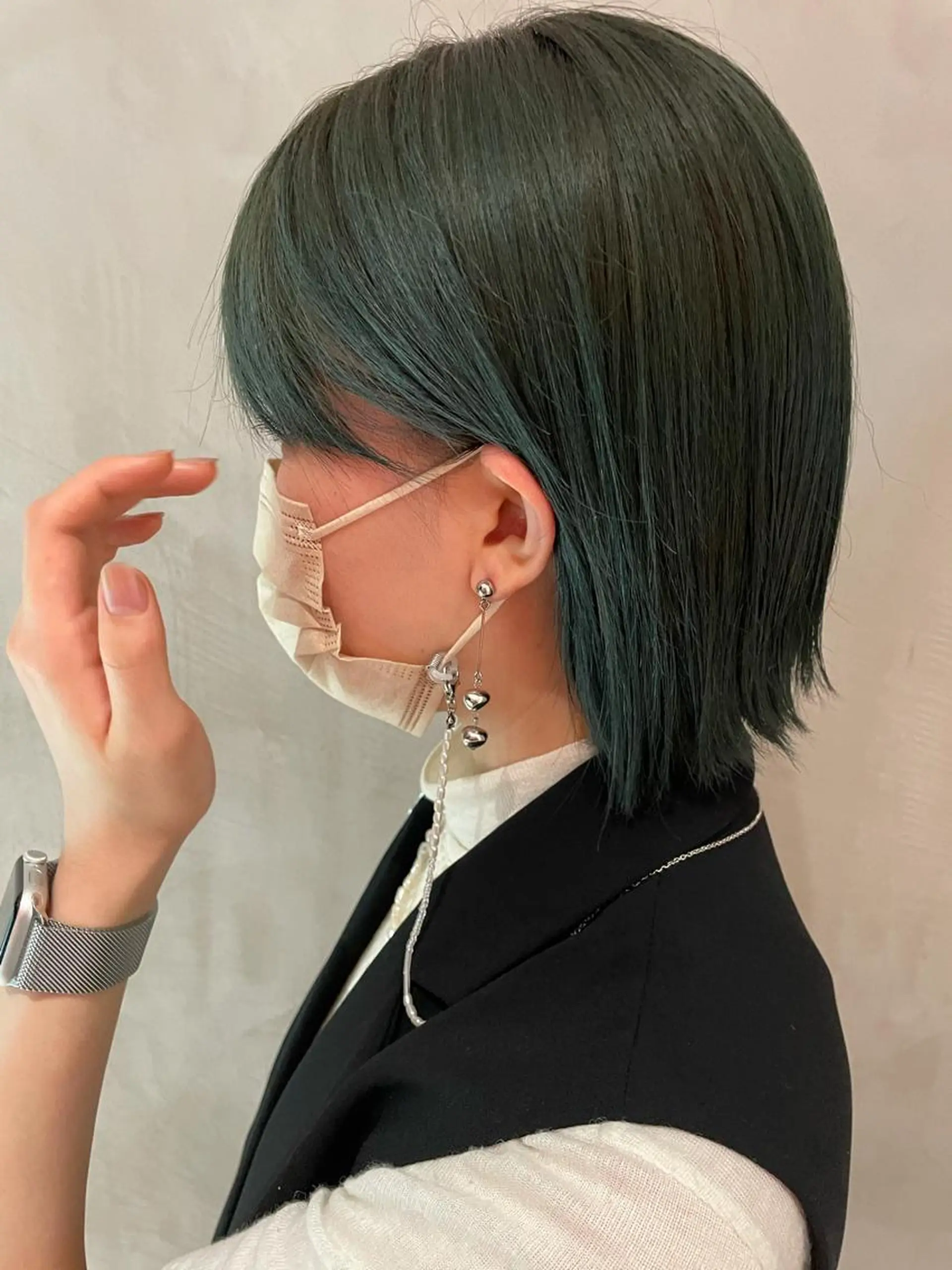 ショート カラー ダブルカラー KURO/韓国ヘア /レイヤーカットのヘアスタイル