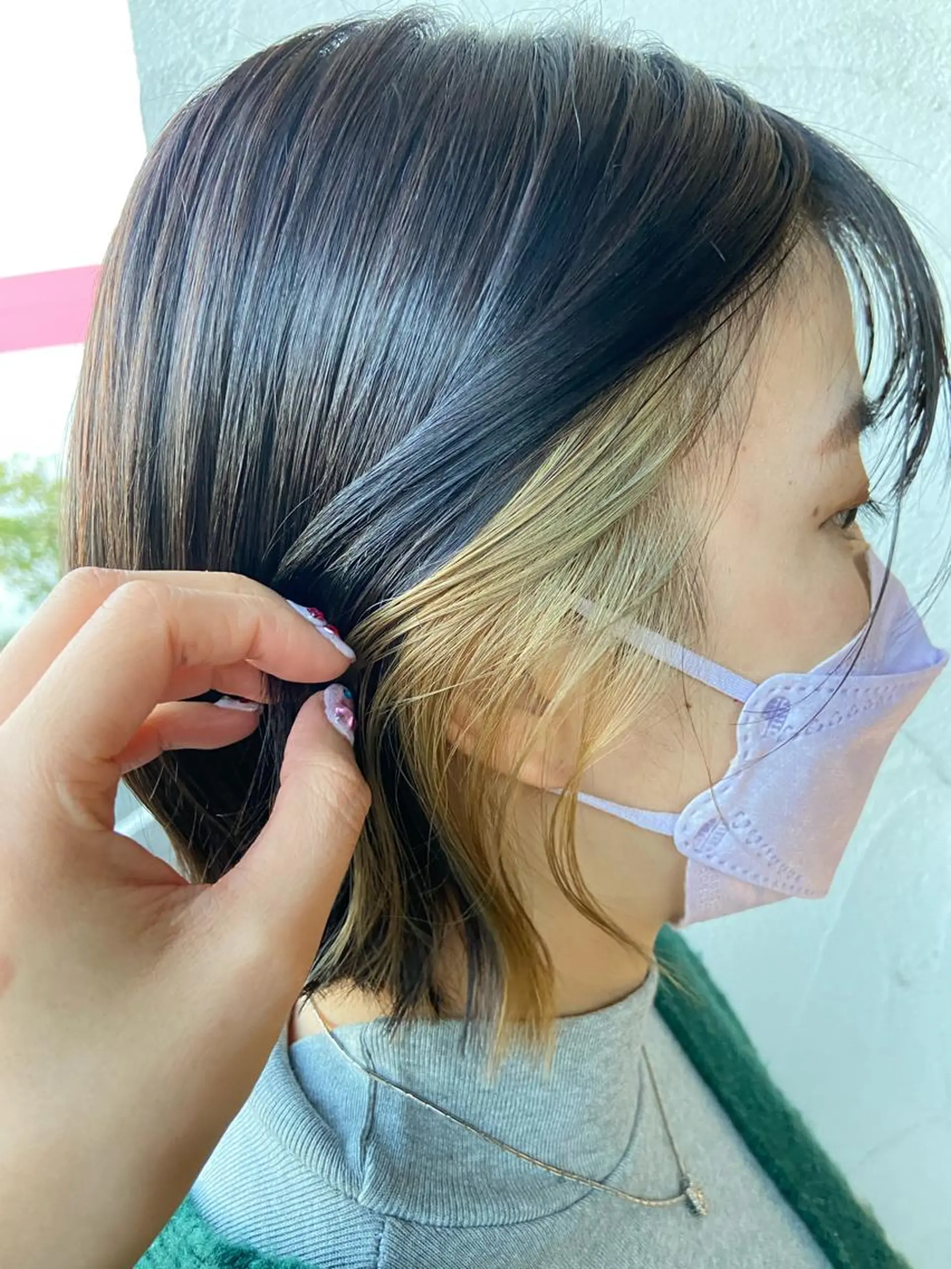 カラー ゆうこ 🩷🩶のヘアスタイル