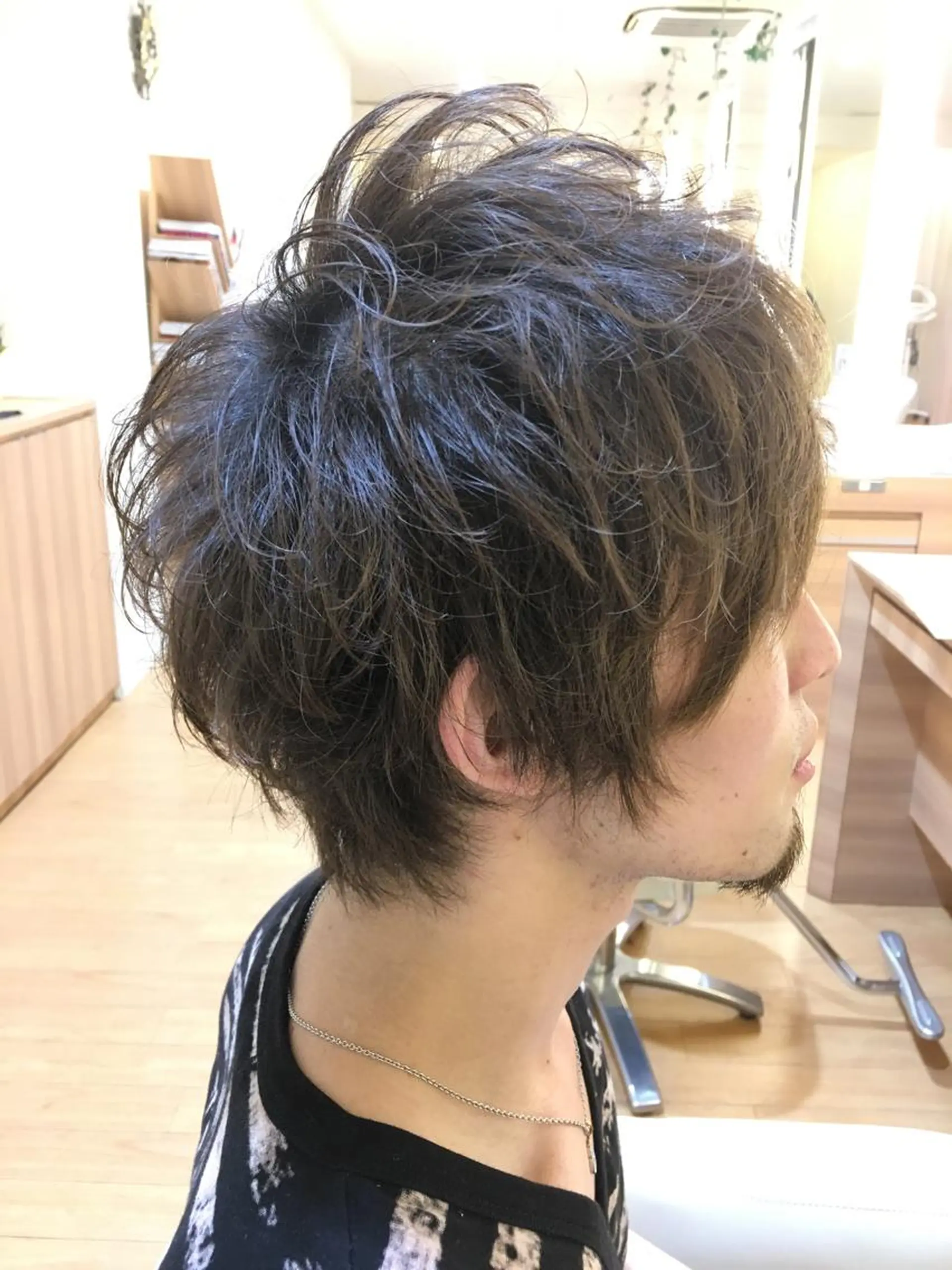 ショート パーマ メンズ メンズカット 三村洸斗のヘアスタイル