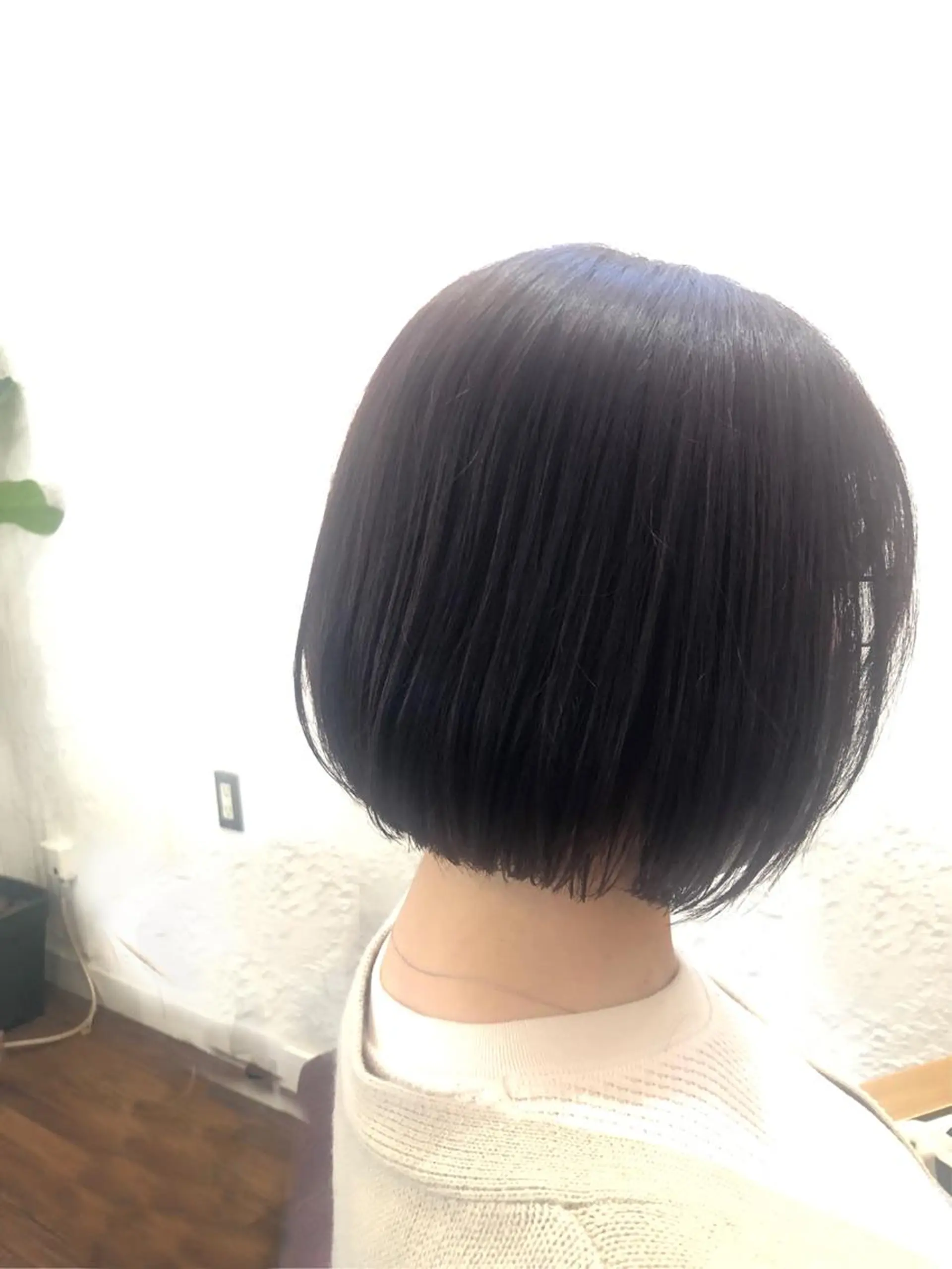 ミディアム ボブ カット ヘアカラー トリートメント 正田 美帆のヘアスタイル