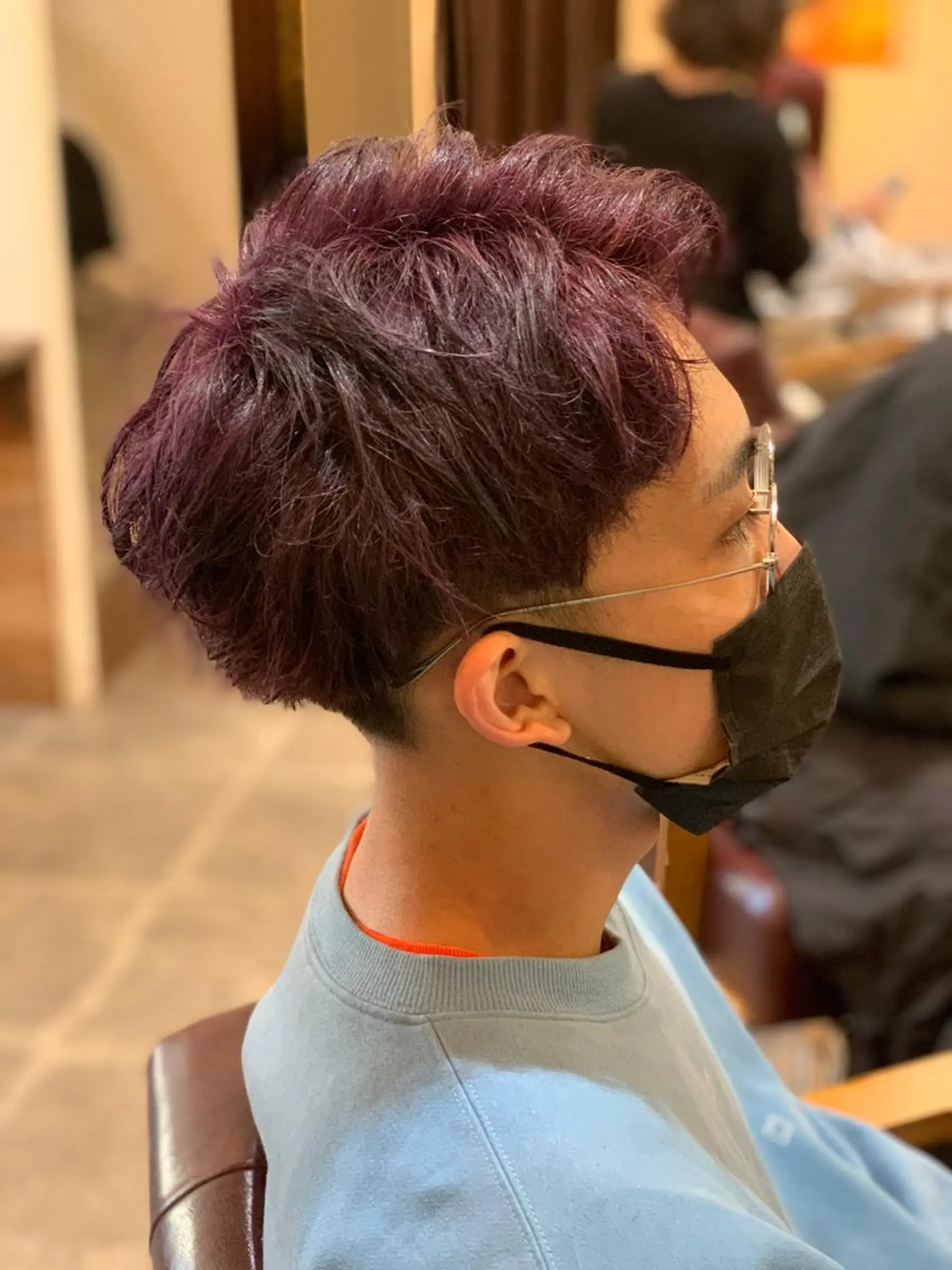 ショート カット ヘアカラー トリートメント CECIL hair なんば店所属・メンズパーマ 艶髪☆店長☆有馬のヘアスタイル