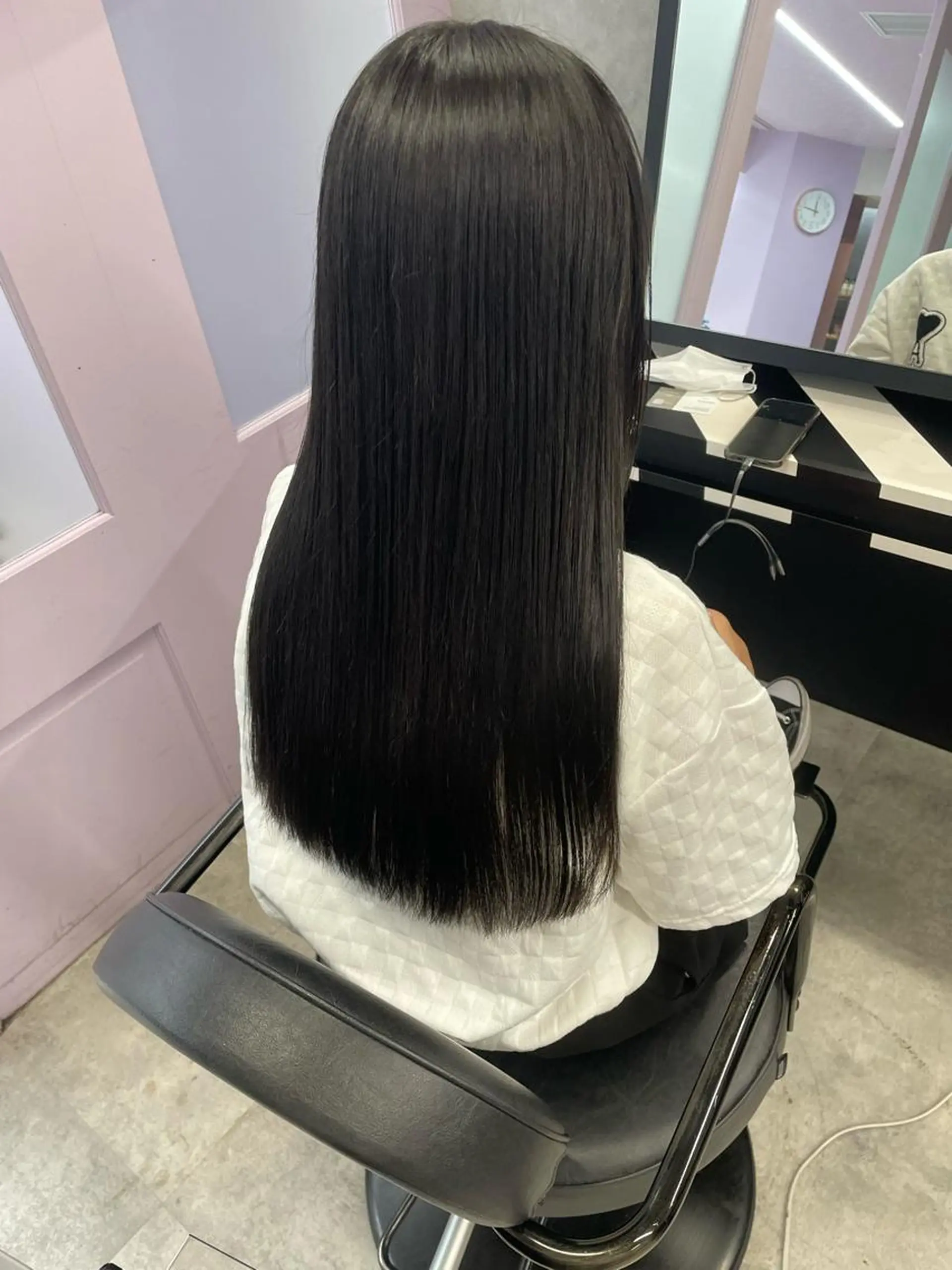 ロング 縮毛矯正・髪質改善 特化 出納 直起のヘアスタイル