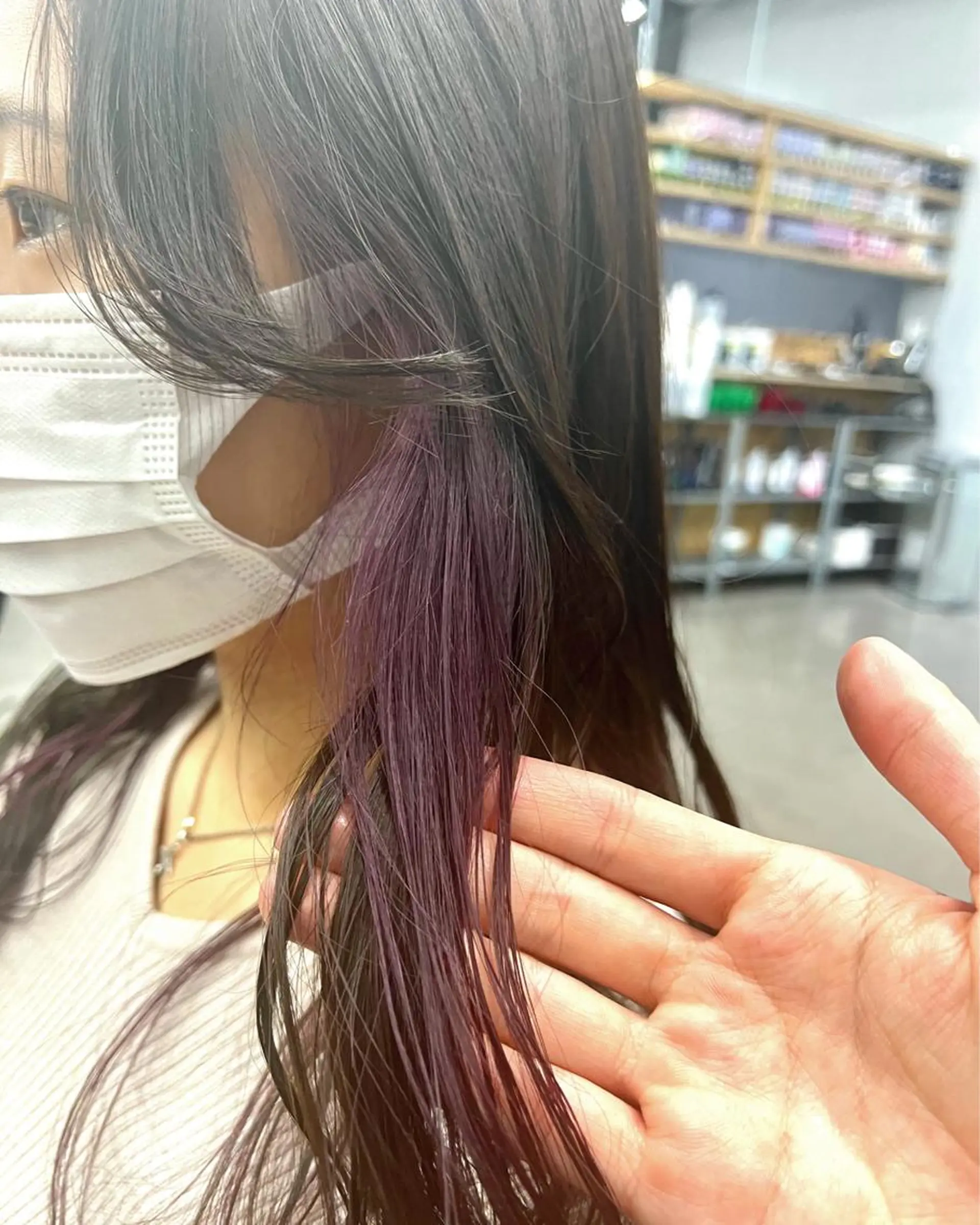 ロング 亀田 泰生のヘアスタイル