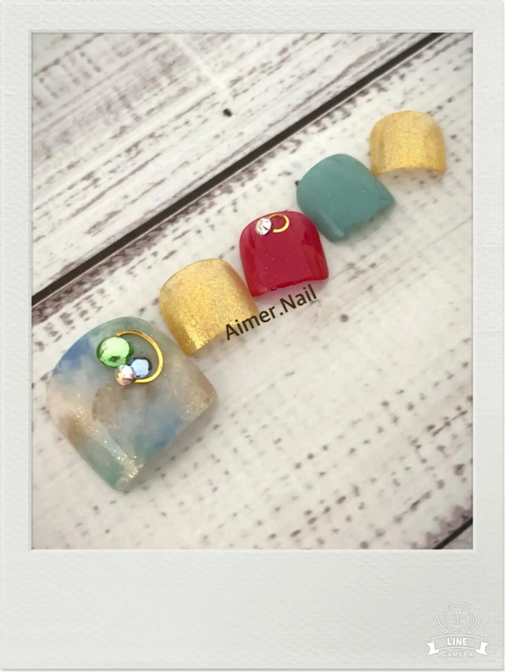 ネイル フットネイル フットネイル Aimer. Nailのネイルデザイン