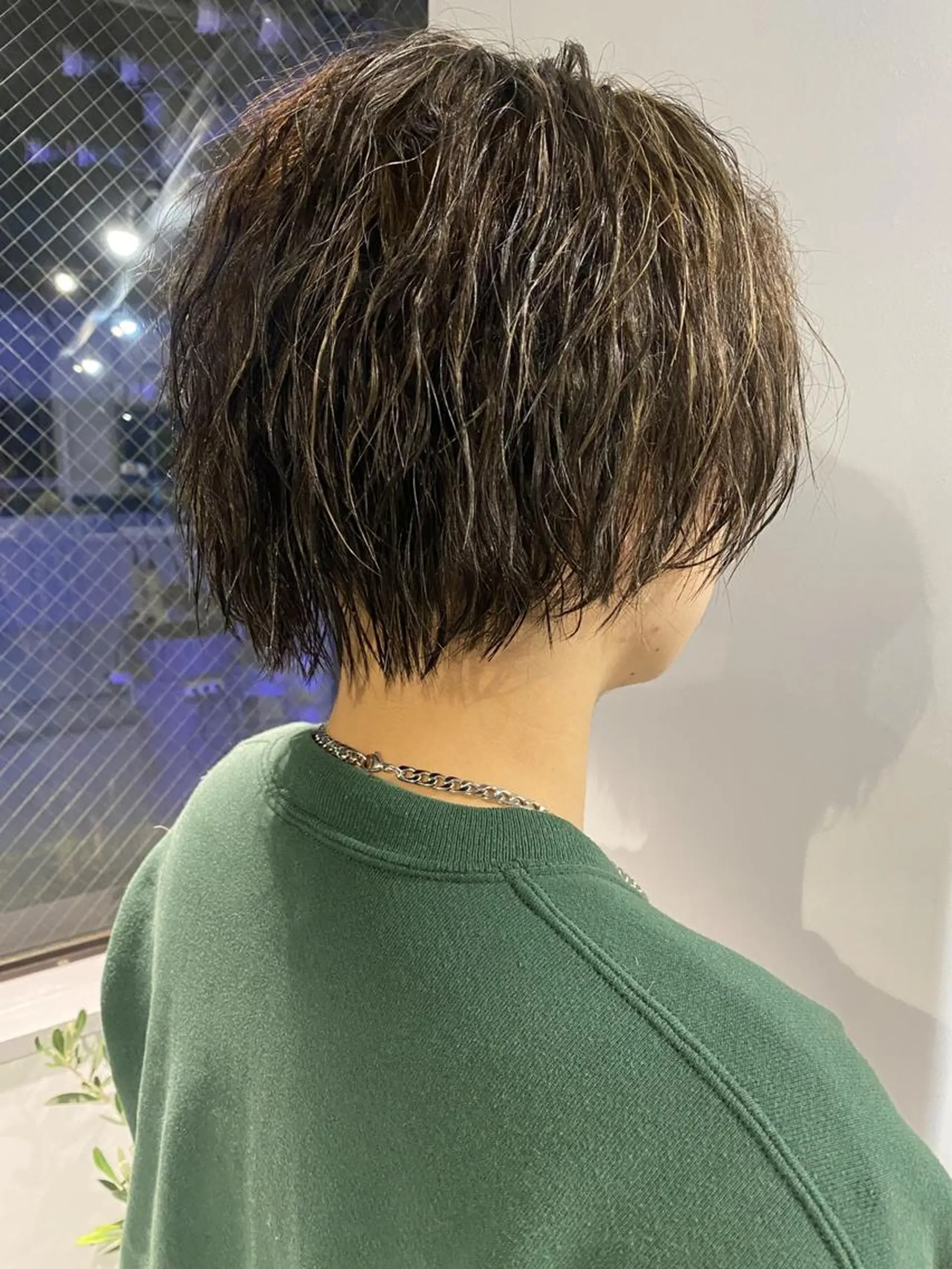 ショート パーマ メンズ カット パーマ 小顔ショート/ボブ/ 川口京佑のヘアスタイル