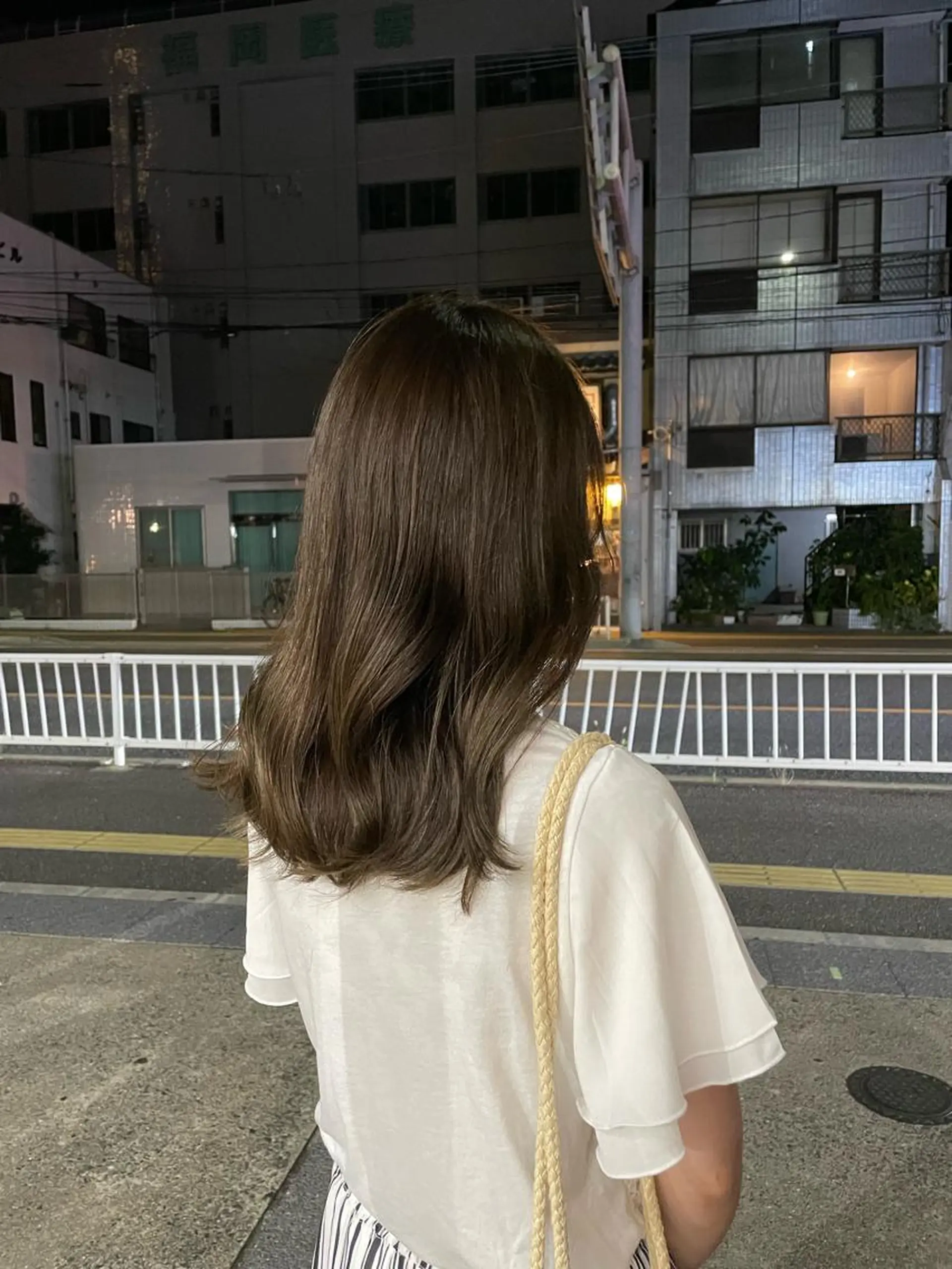 セミロング カラー 透明感カラー トリートメント 山元 翔平(shohei)のヘアスタイル