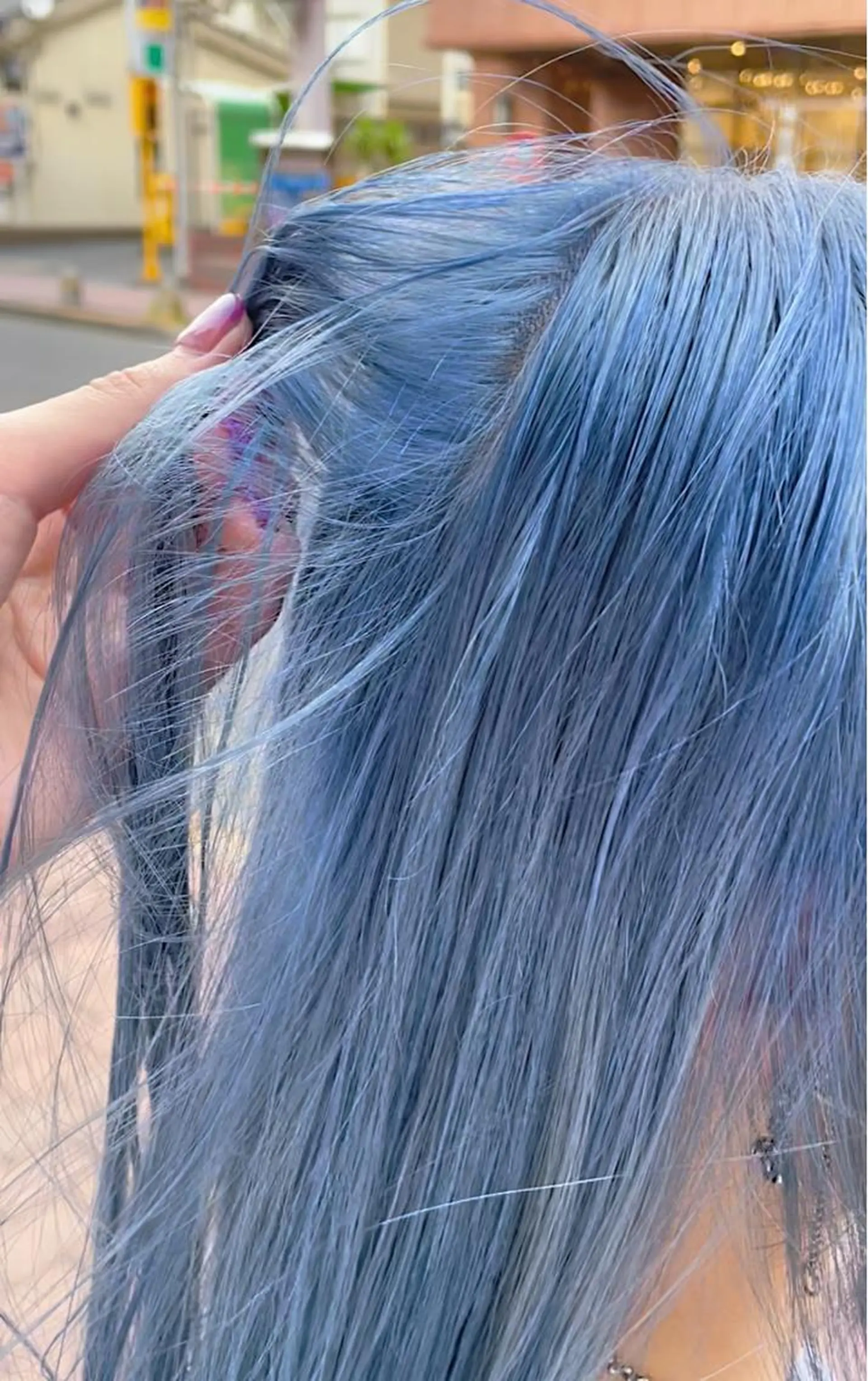 ロング ボブ フレンチガーリー ヨシンモリ レイヤーカット トリートメント ヘアカラー トリートメント ❄️💛エクステ ブリーチ❄️yukiのヘアスタイル