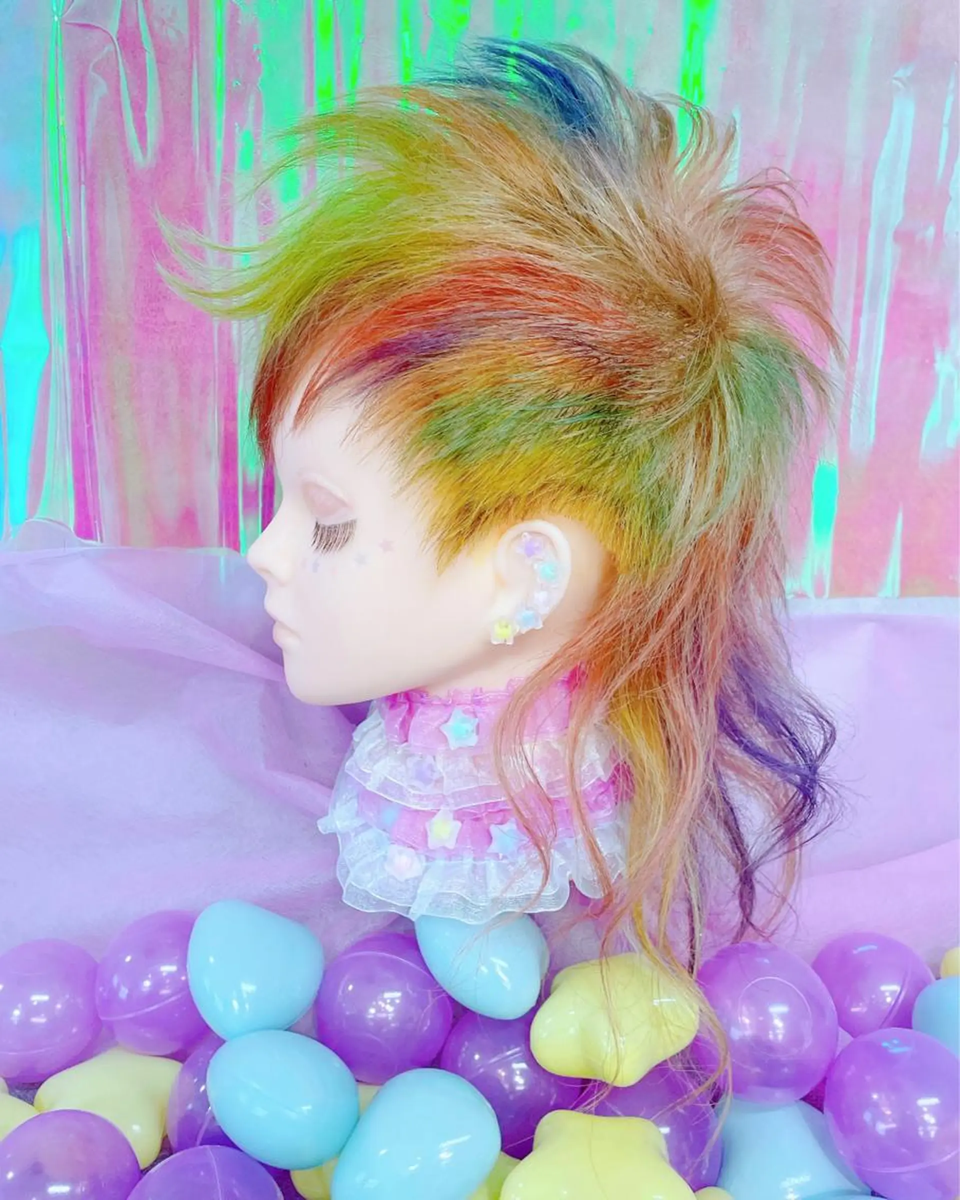 ショート カラー ヘアアレンジ アートディレクター 尾内 友美のヘアスタイル