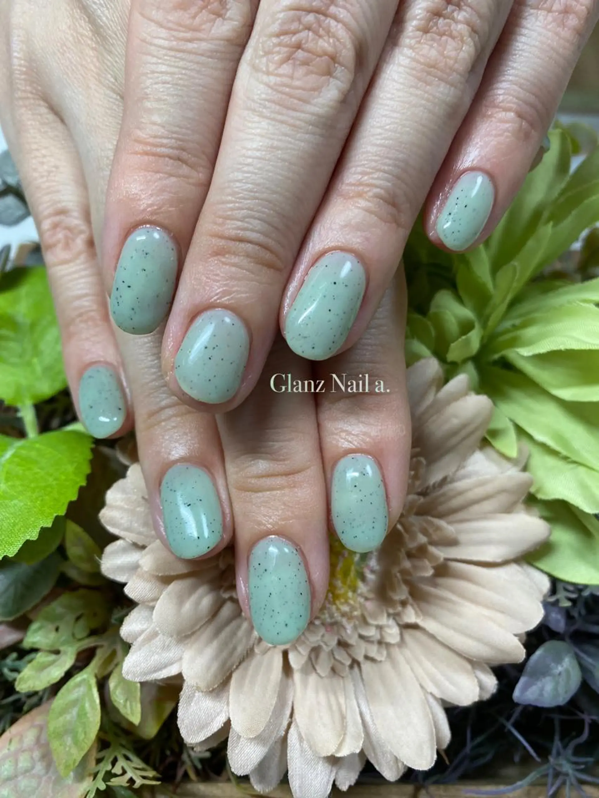 ネイル ワンカラーネイル Glanz  Nail aのネイルデザイン