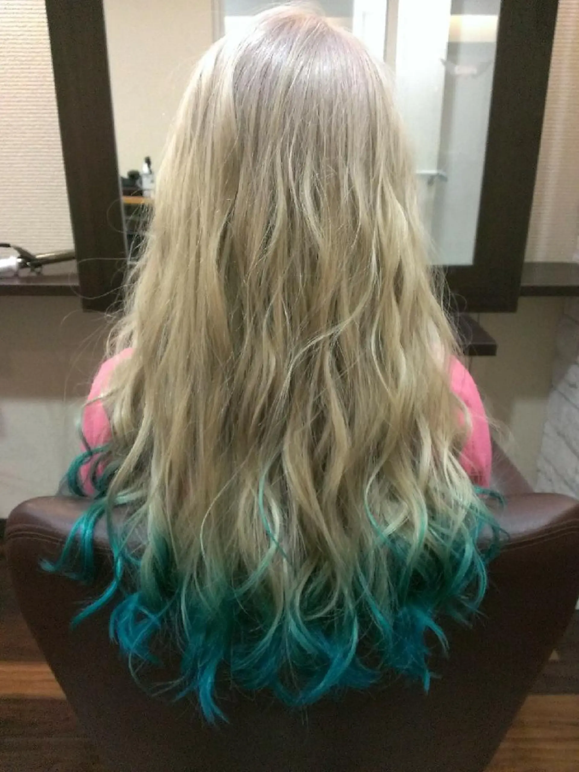 ロング カラー ヘアカラー 植田 /エクステ /ブリーチ/髪質改善のヘアスタイル