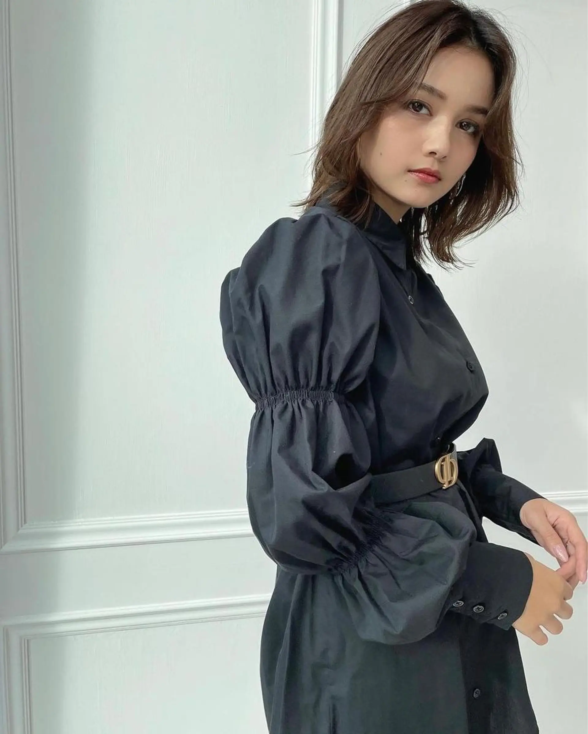 ミディアム チダアキフミ Ash大森のヘアスタイル