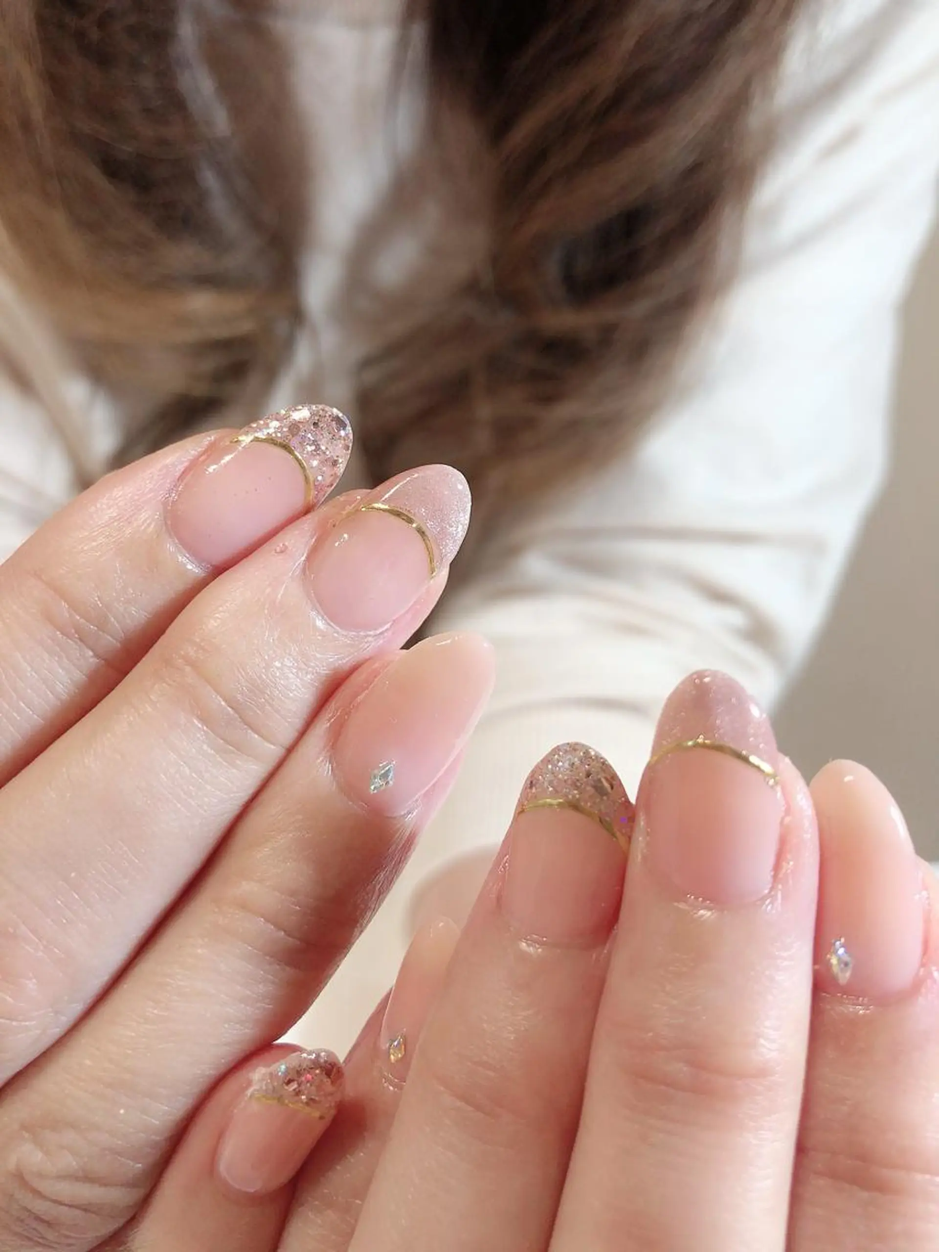 ネイル フレンチネイル ハンドネイル * haruのネイルデザイン