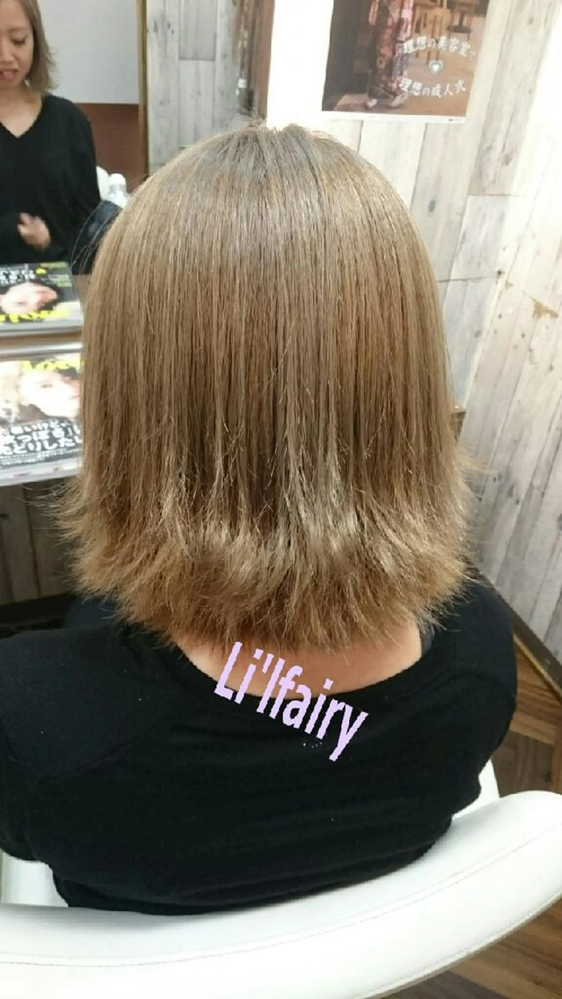 ミディアム セミロング ショート カラー GENDER hair &eyeのヘアスタイル