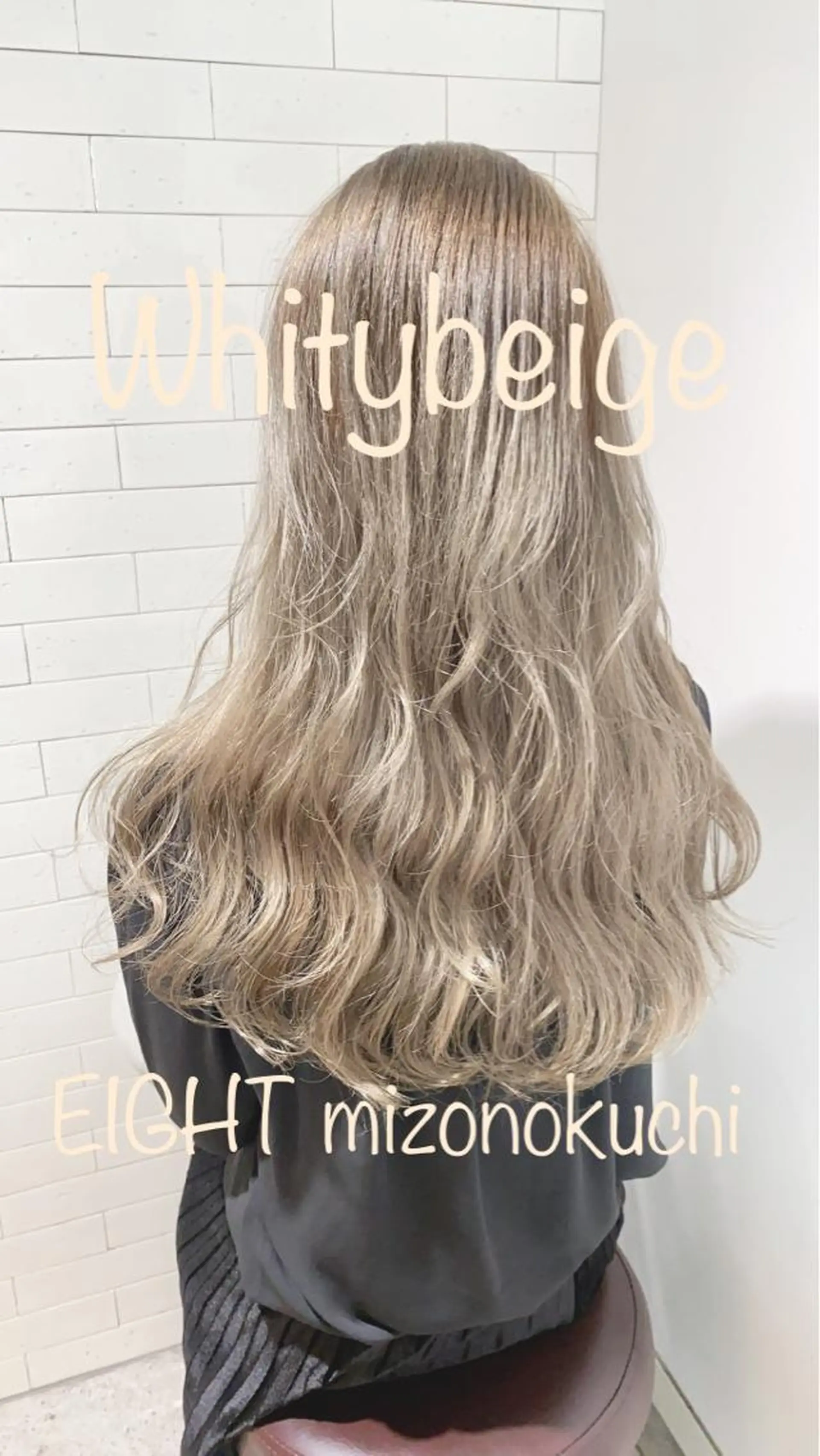 セミロング ショートボブ アッシュ ボブ 外国人風カラー ハイライト メンズツイスパ ショートフクヤマシンのヘアスタイル