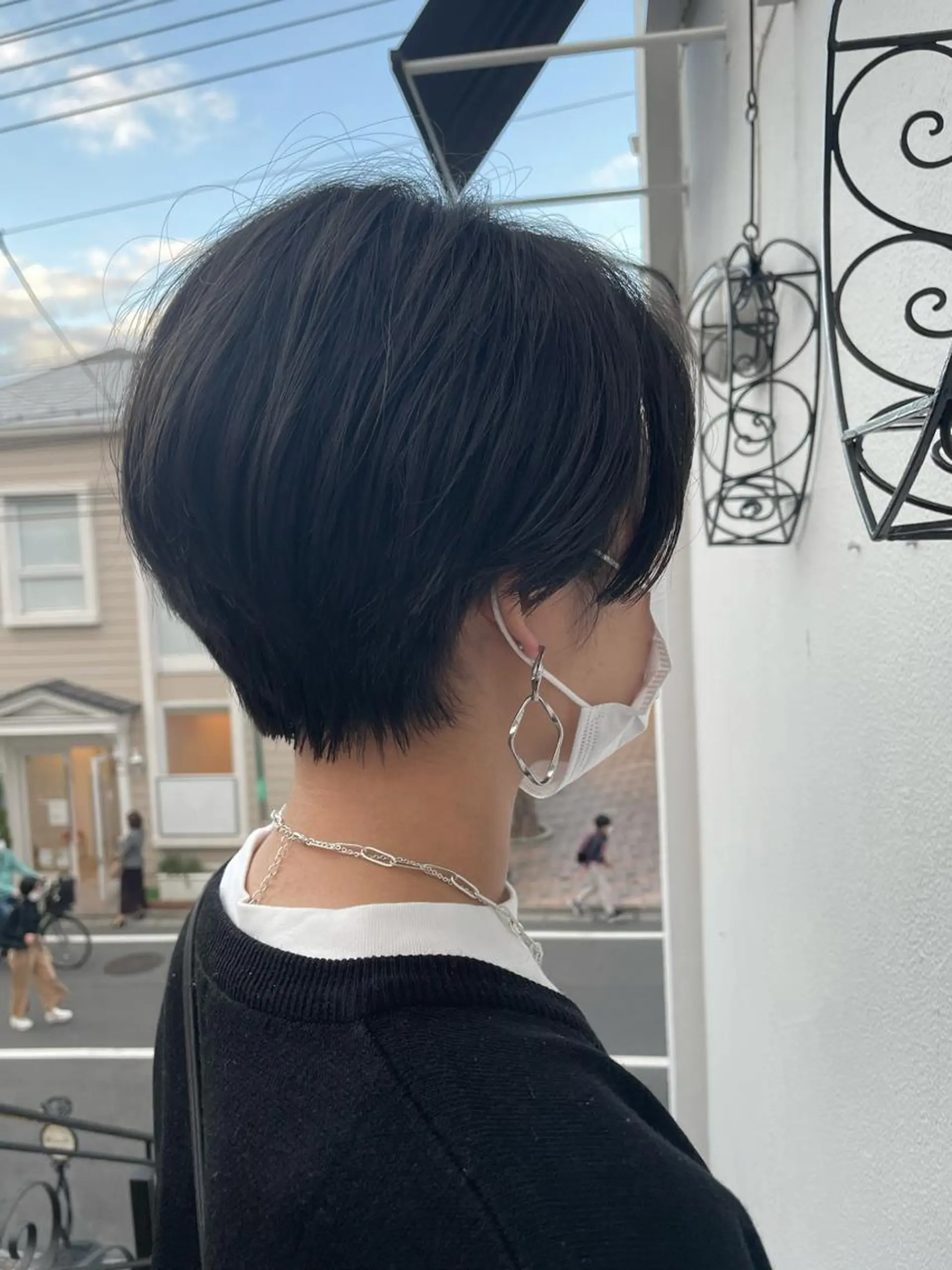 ショート カラー ブラウンカラー マットブラウン カット ヘアカラー トリートメント ショート/韓国ヘア Moto✂︎のヘアスタイル