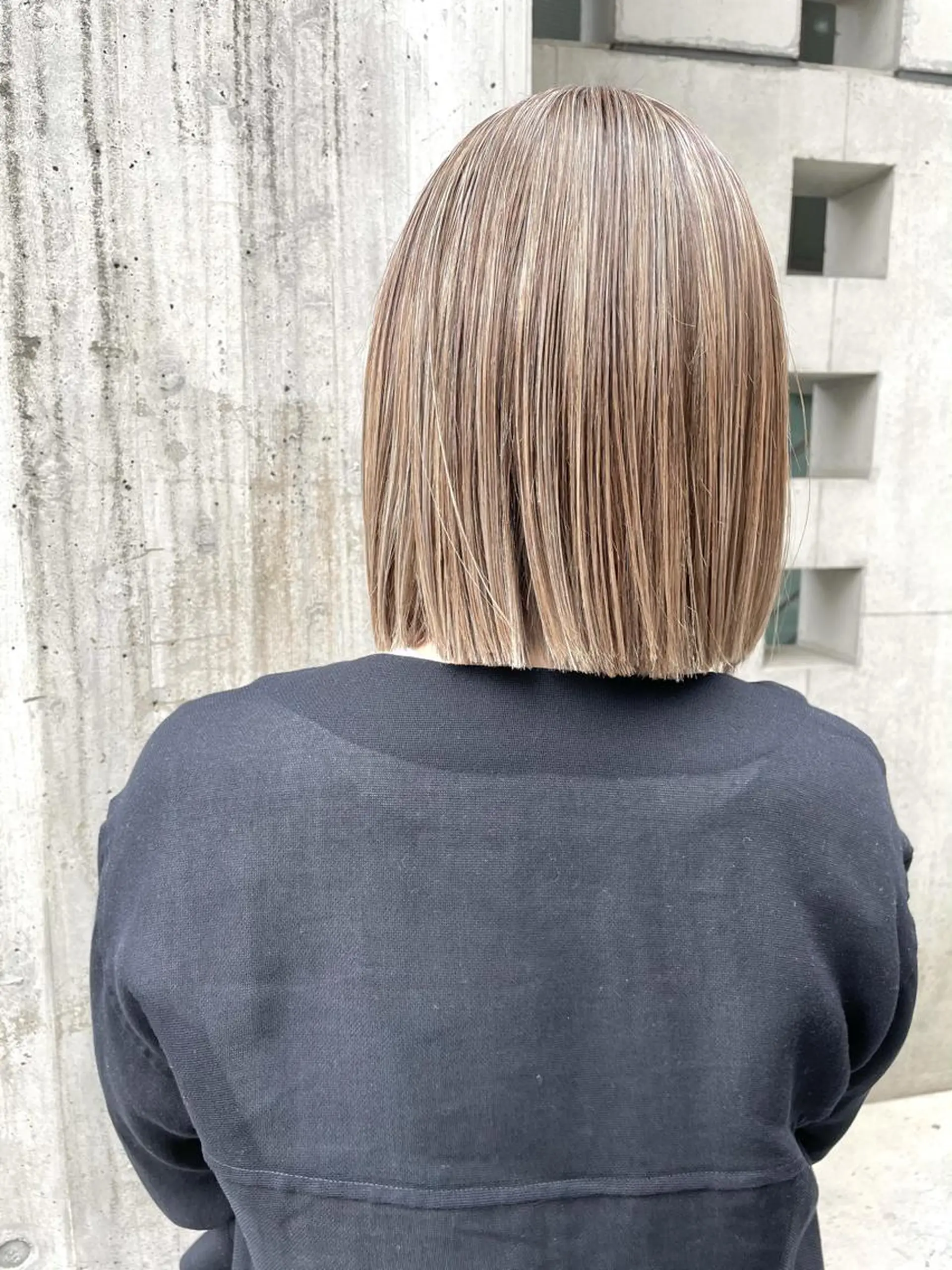 ミディアム カラー ハイライトカラー ハイライト 【店長】外国人風 メンズヘア尾上雄輝のヘアスタイル