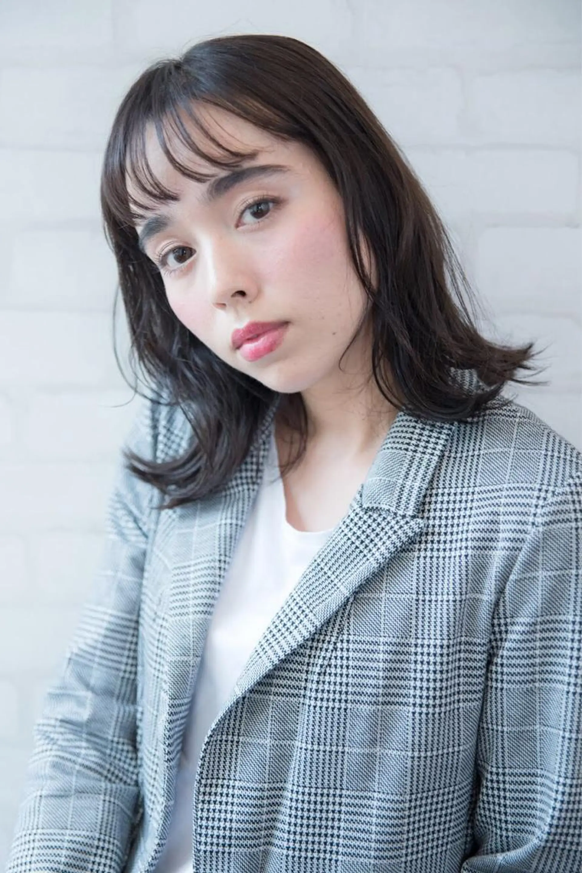 ミディアム 澤崎 智代のヘアスタイル