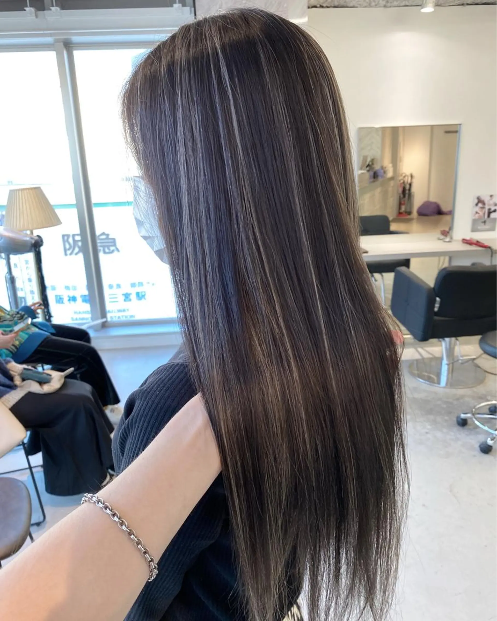 ロング カラー ハイライトカラー 外国人風カラー ハイライト ヘアカラー トリートメント 💎夏葵 ハイライト /デザイン指名No1のヘアスタイル