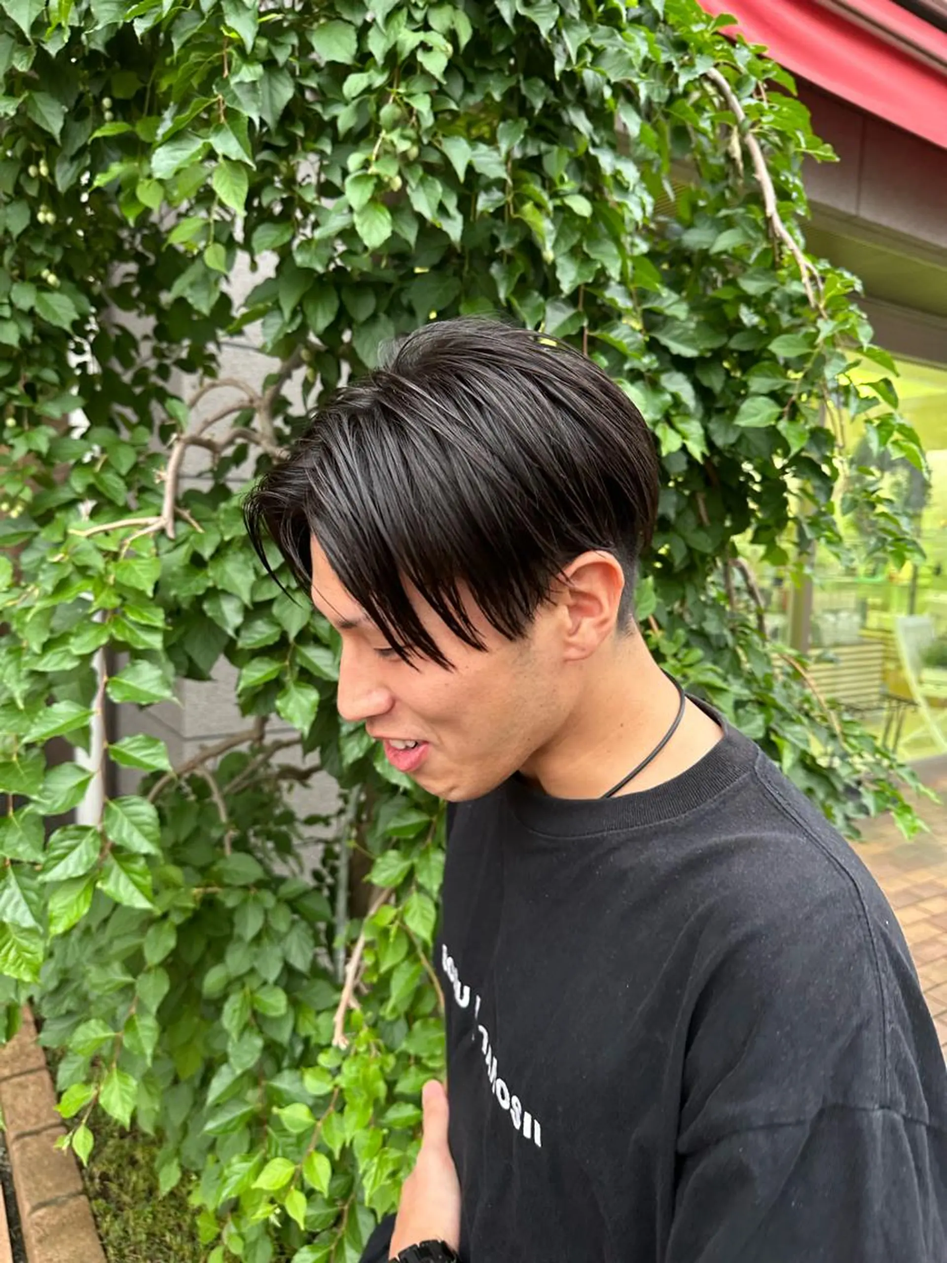 ショート カラー メンズ 似合わせレイヤー 海外風レイヤーmioのヘアスタイル