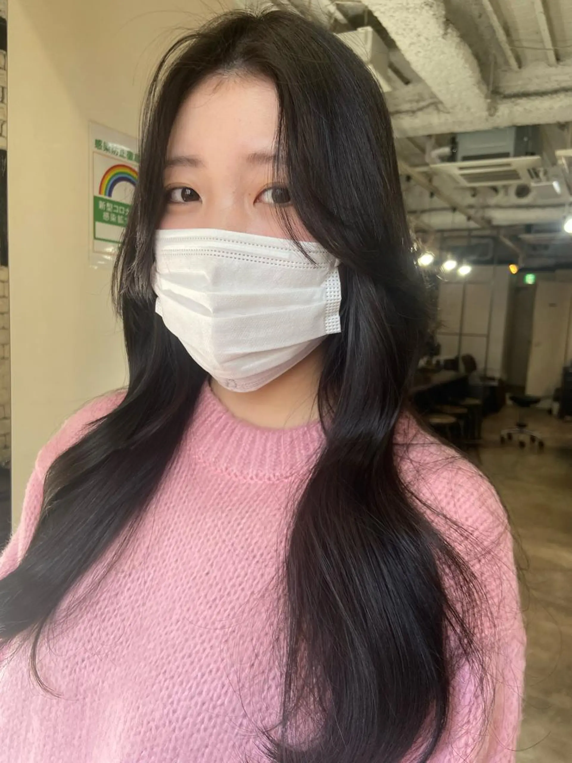 ロング カット ヘアカラー トリートメント 地毛風艶カラー🌿 喜多夏海のヘアスタイル