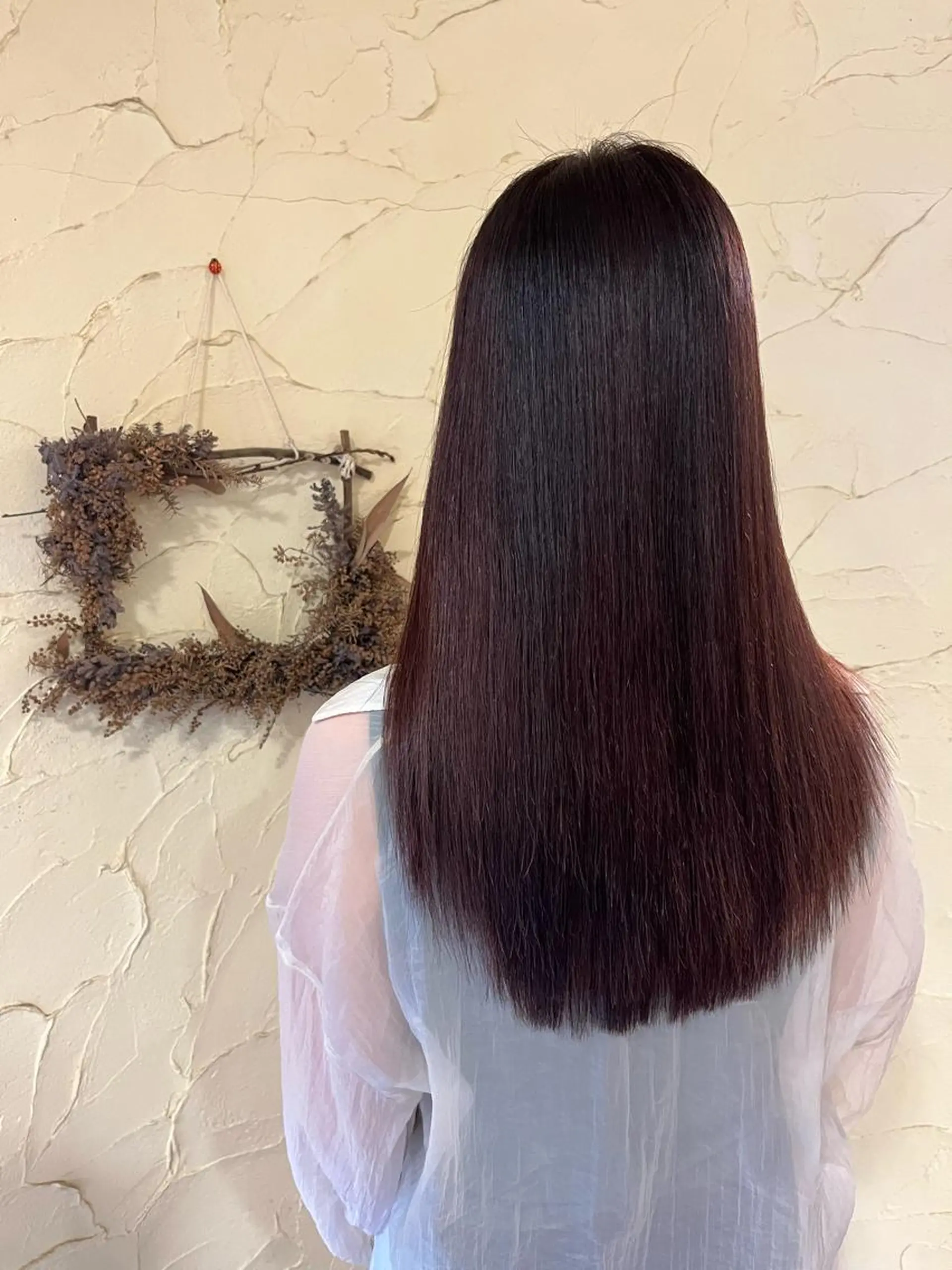 ロング トリートメント カット ヘアカラー 柘植 雅大のヘアスタイル