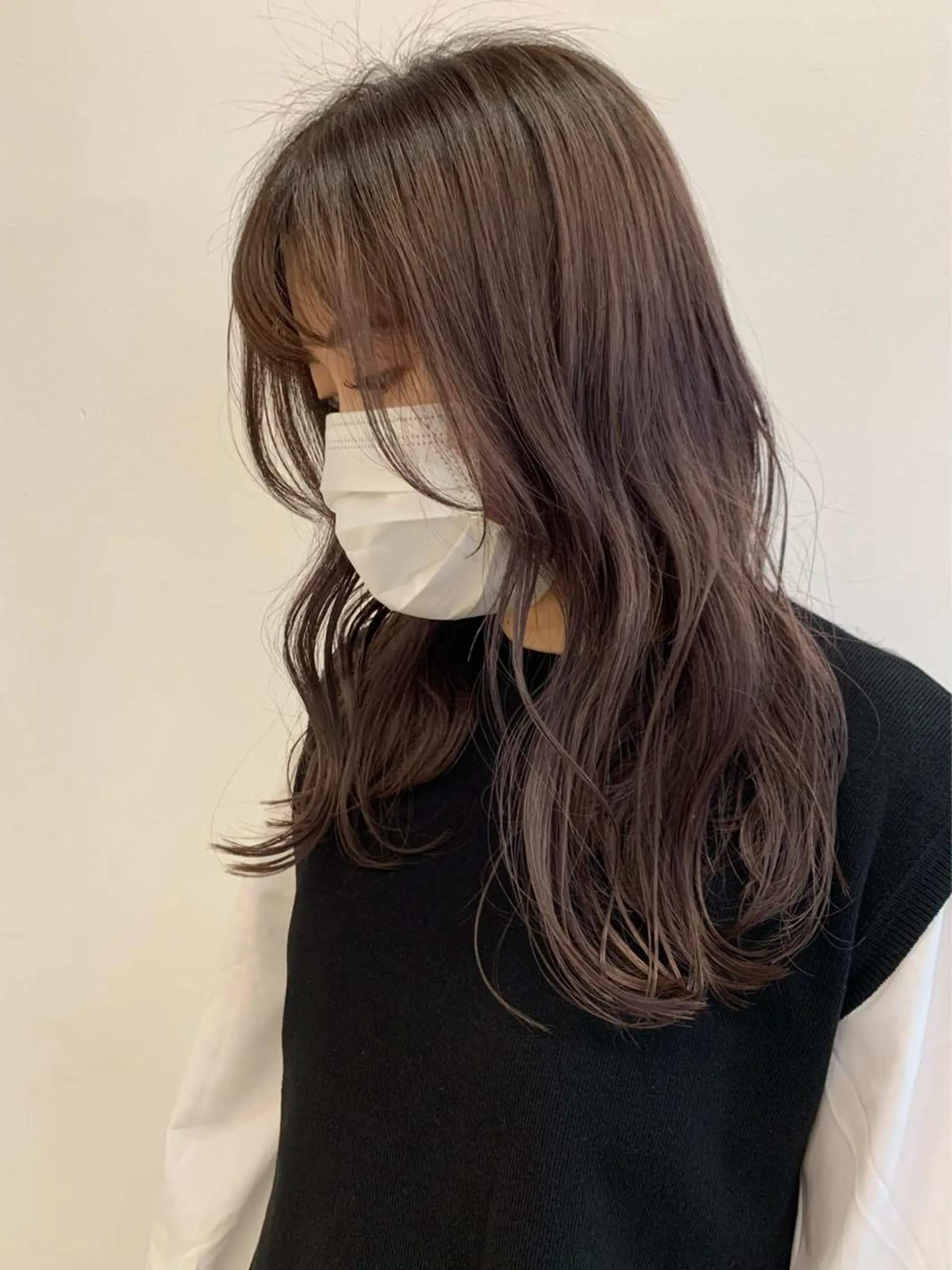 ロング カラー 鈴木 まりやのヘアスタイル