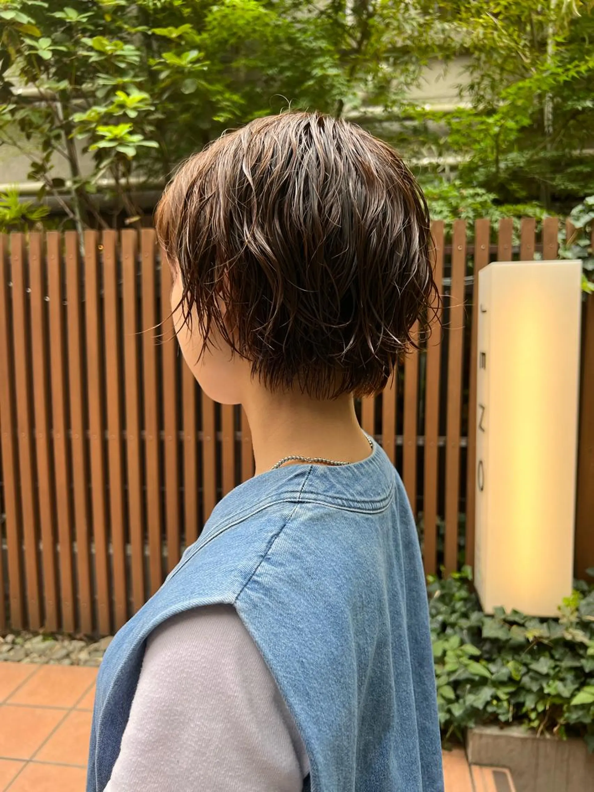 ショート 大人可愛い♡コテ巻き パーマ🌼杉田 萌恵のヘアスタイル