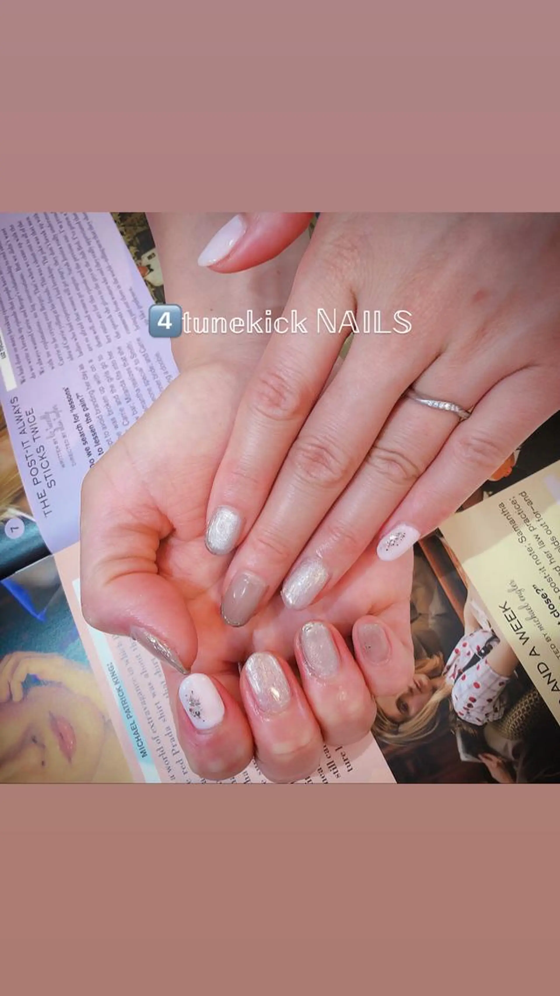 ネイル クリアネイル ニュアンスネイル 4tunekick NAILS(フォーチュンキックネイルズ)所属・星野 淳子のネイルデザイン