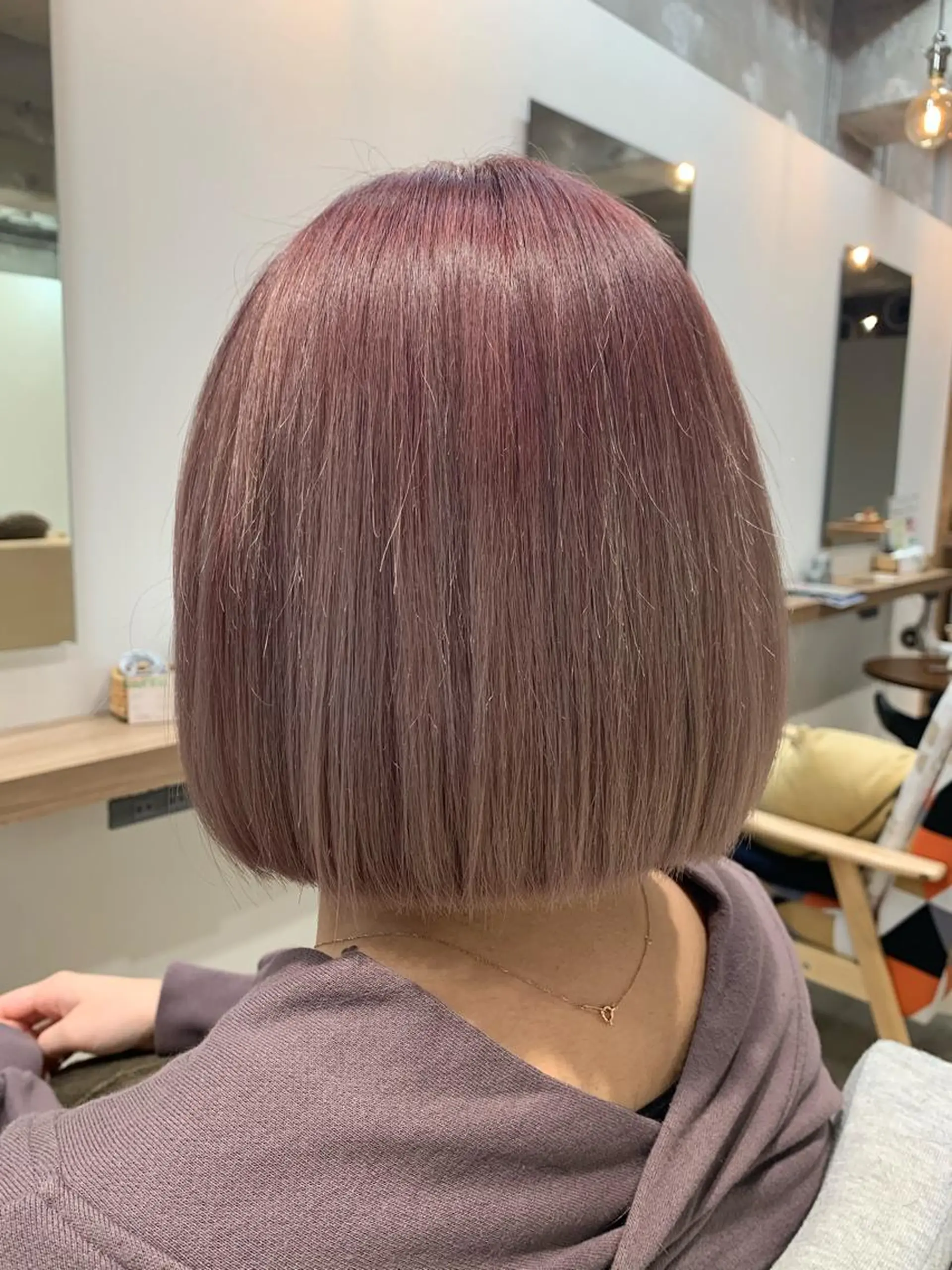 ショート カラー カット ヘアカラー なりたいが叶う ながしまじゅんきのヘアスタイル
