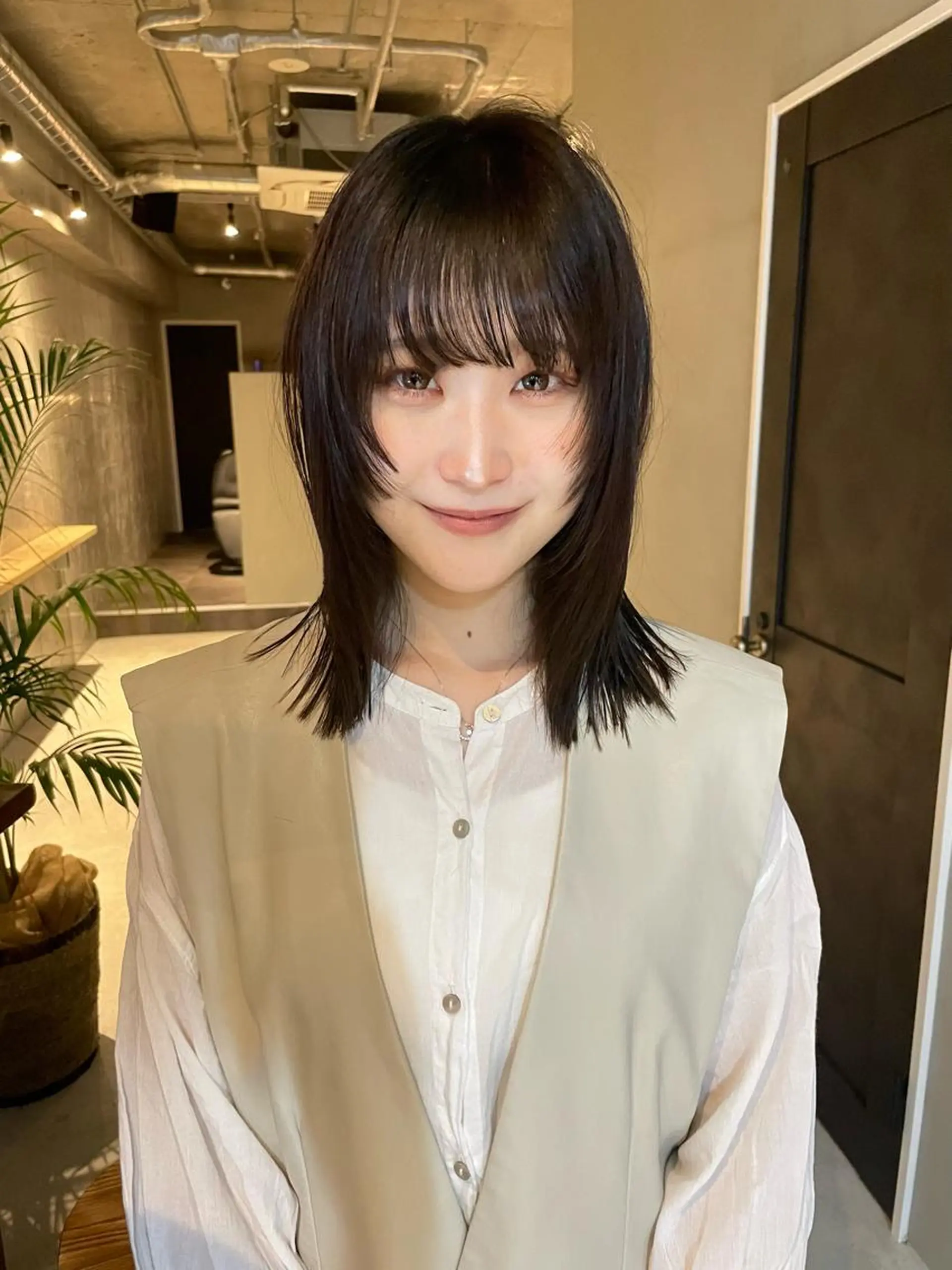 ミディアム 小野 龍樹のヘアスタイル