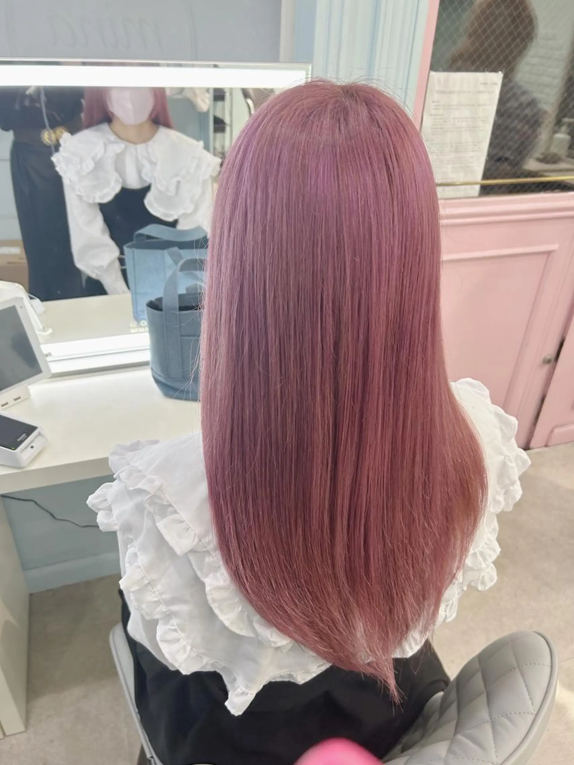 セミロング カラー ヘアアレンジ カット ヘアカラー 💕ブリーチ/ヘアメ 🎀YUUKAのヘアスタイル