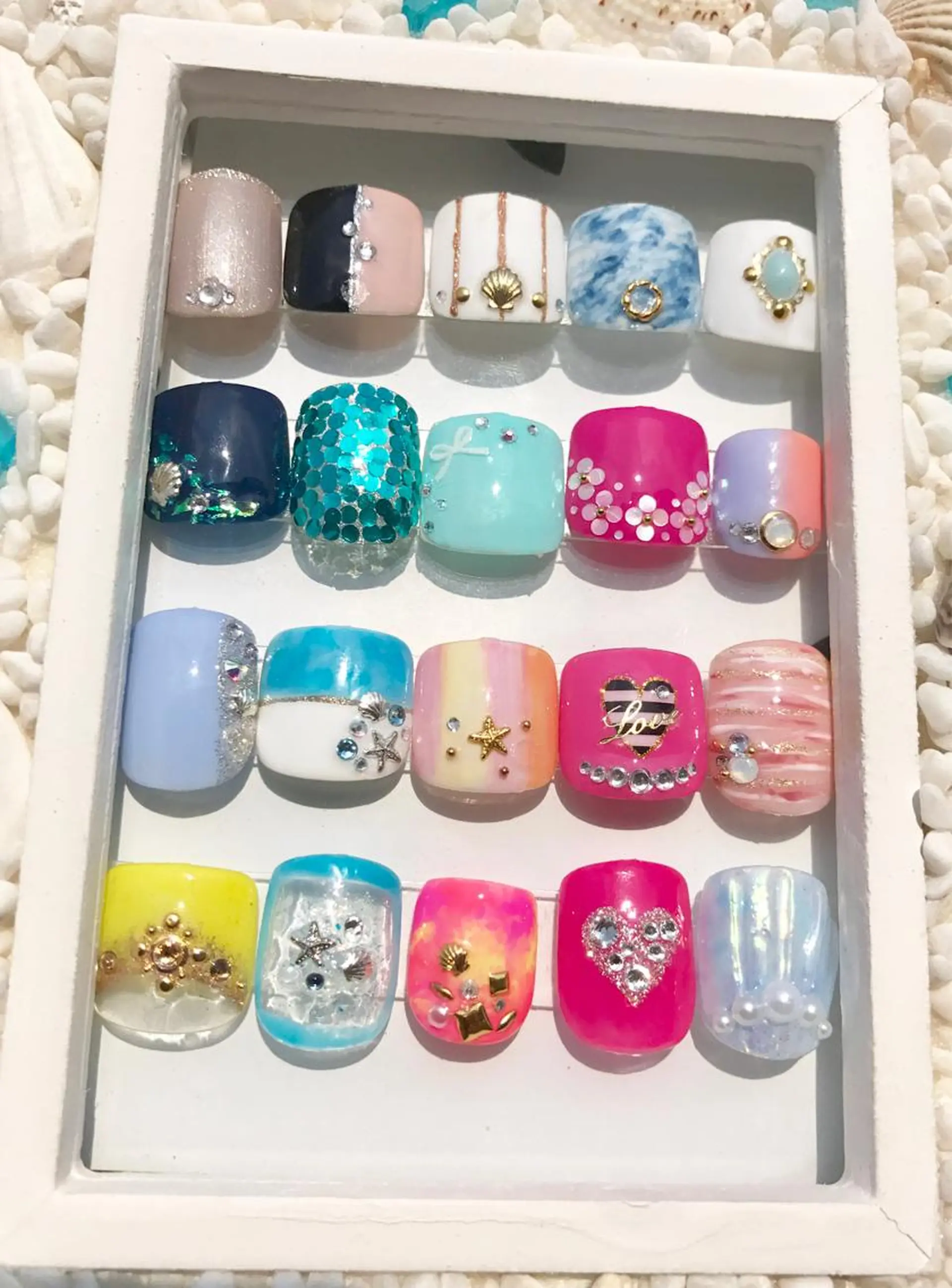 ネイル フットネイル ジェルネイル M's nail ..高幡不動のネイルデザイン