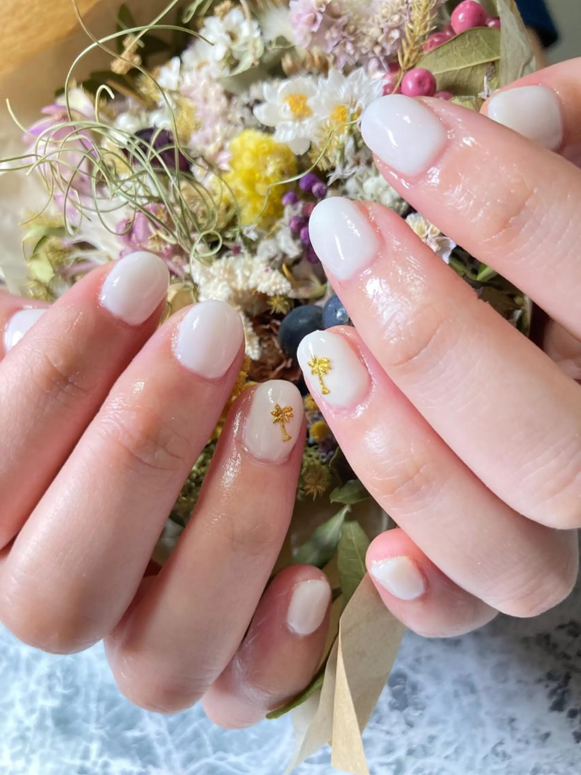 ネイル 夏ネイル ネイルケアサロン Campanulaのネイルデザイン