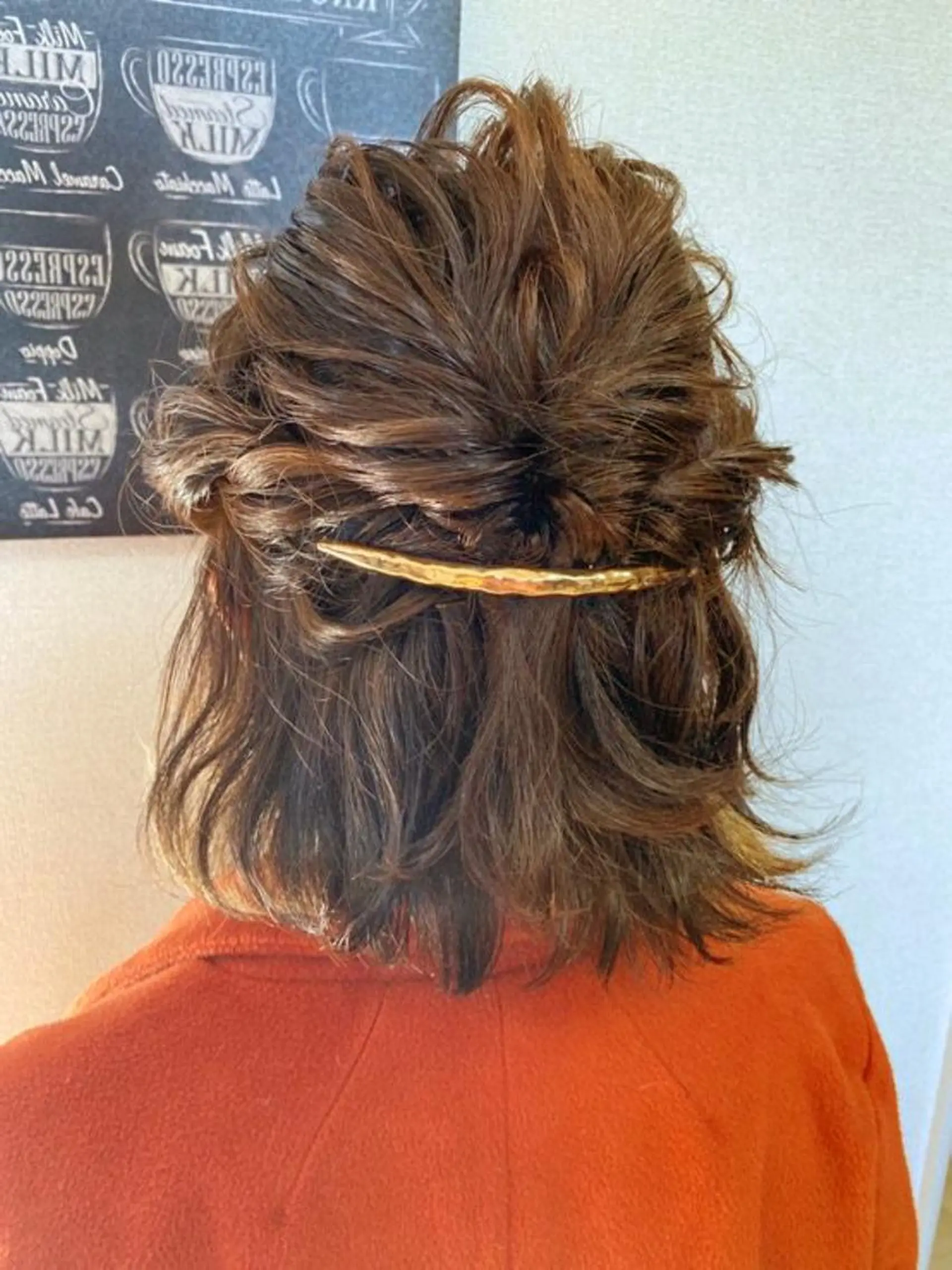 カラー パーマ ヘアアレンジ ハーフアップ ITbyALBUM 松戸のヘアスタイル