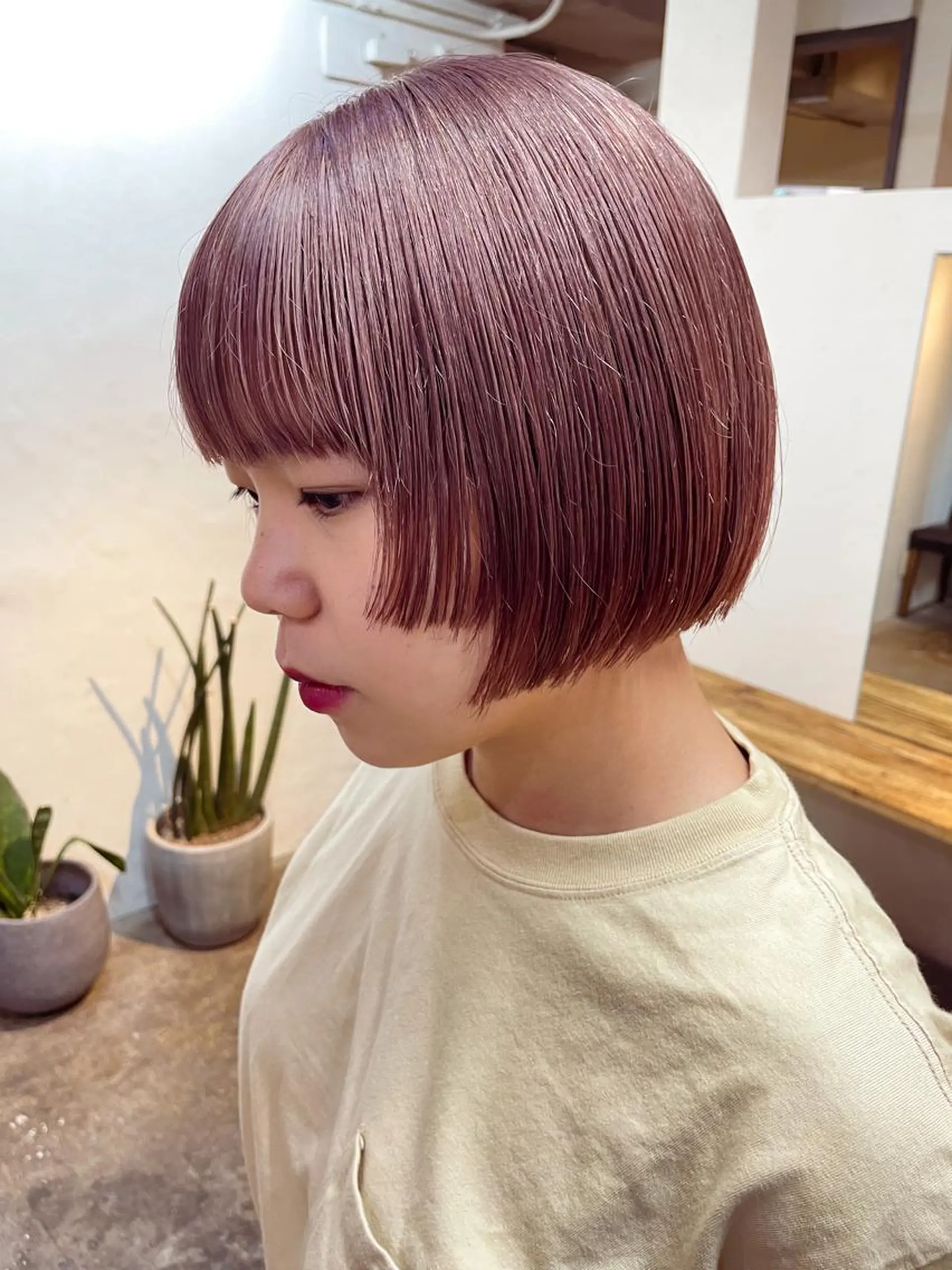 ショート カラー 斎藤祐樹 /レイヤー/パーマのヘアスタイル