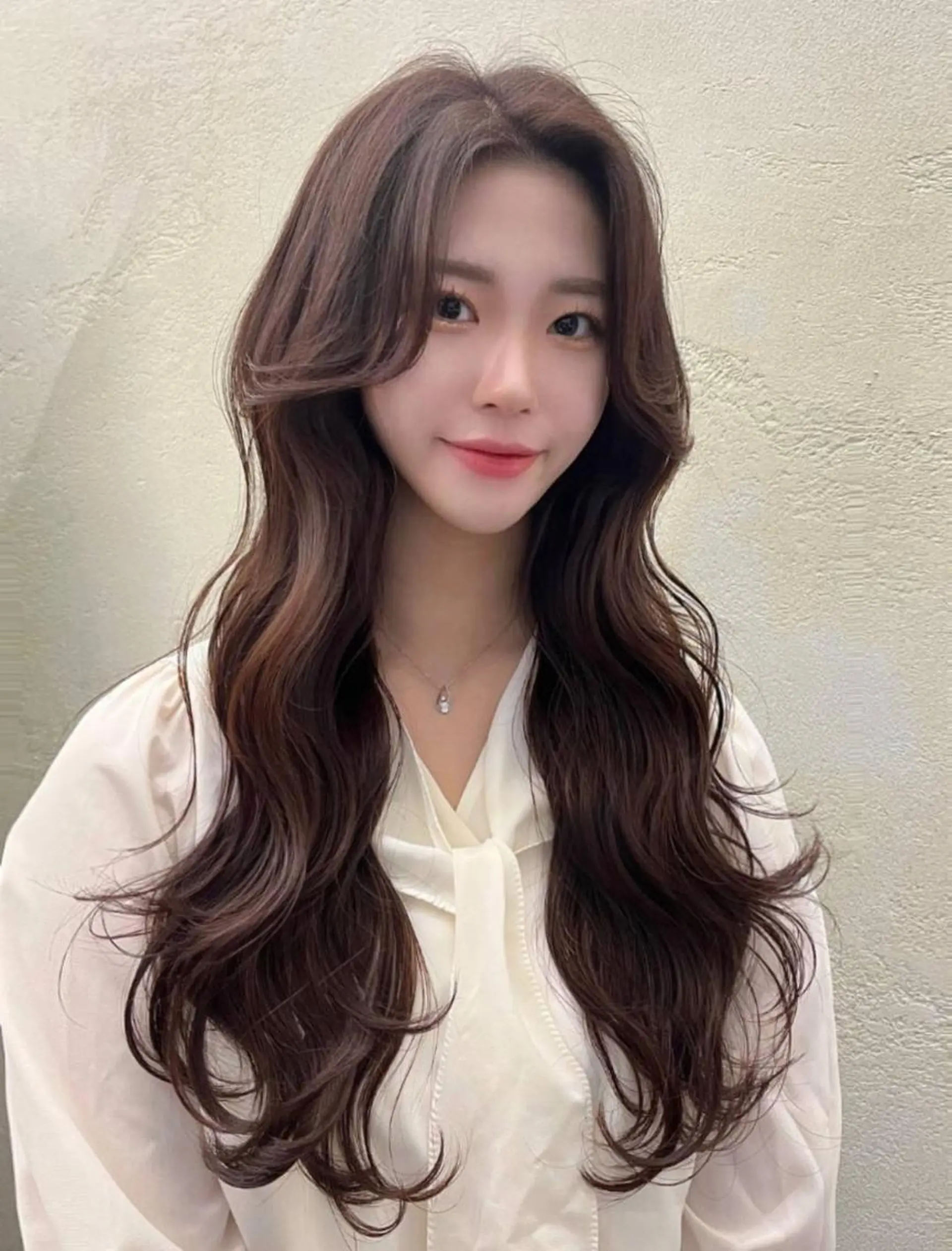 ロング 韓国特化エクステ🟨 エクステのヘアスタイル