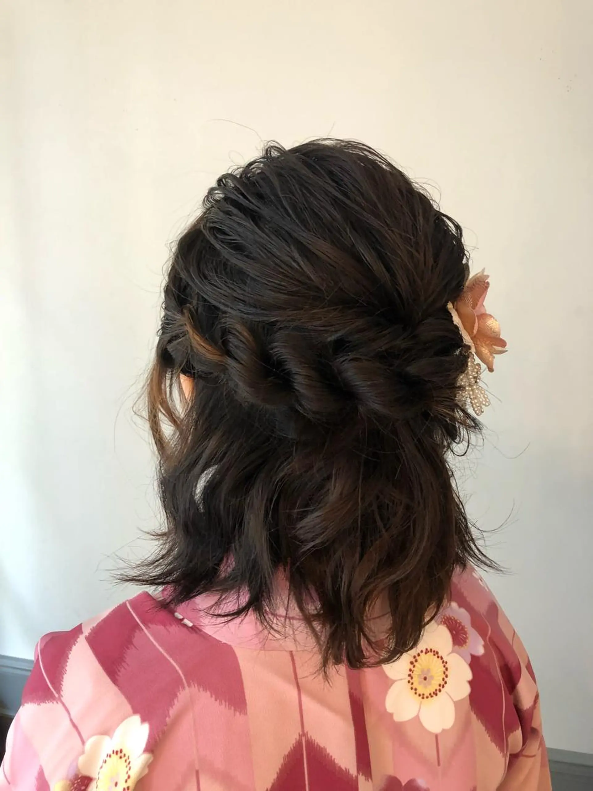 ミディアム ヘアアレンジ レイヤーカット✂️ 横浜No1♡下鳥翔子のヘアスタイル