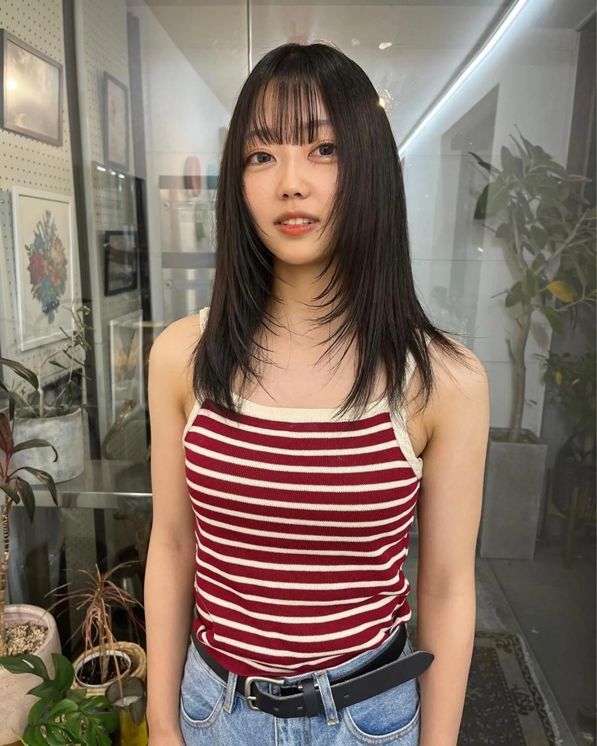 ミディアム ハイトーン/ エクステ/KAIのヘアスタイル