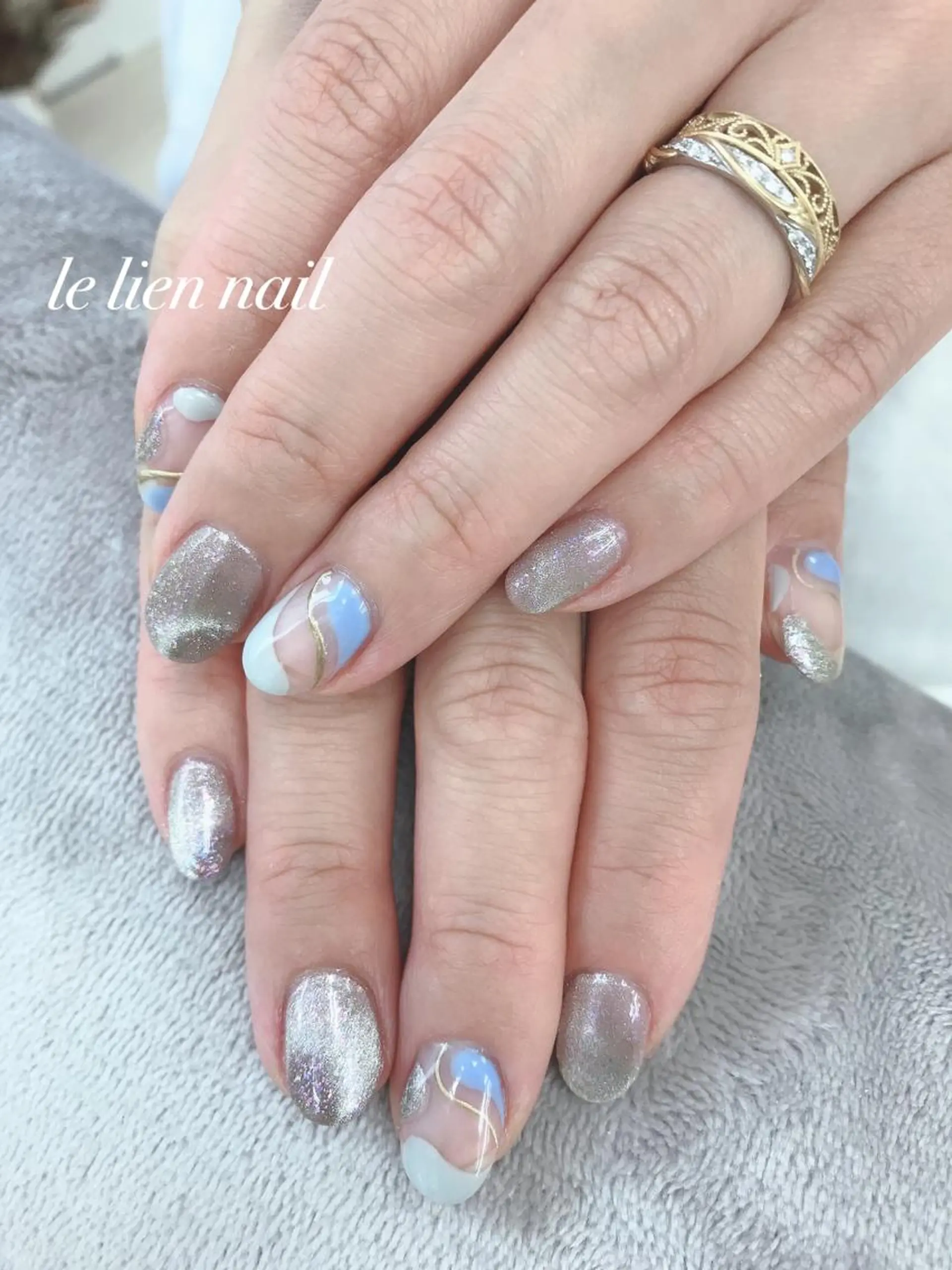 ミディアム le lien nailのネイルデザイン